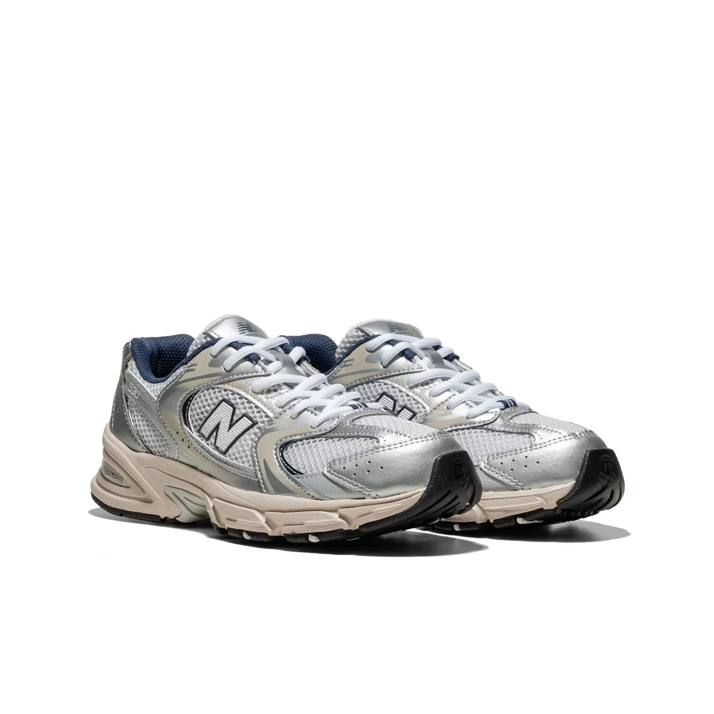 New Balance 530 Summer Fog/Nimbus Cloud-NB Navy - Image 2