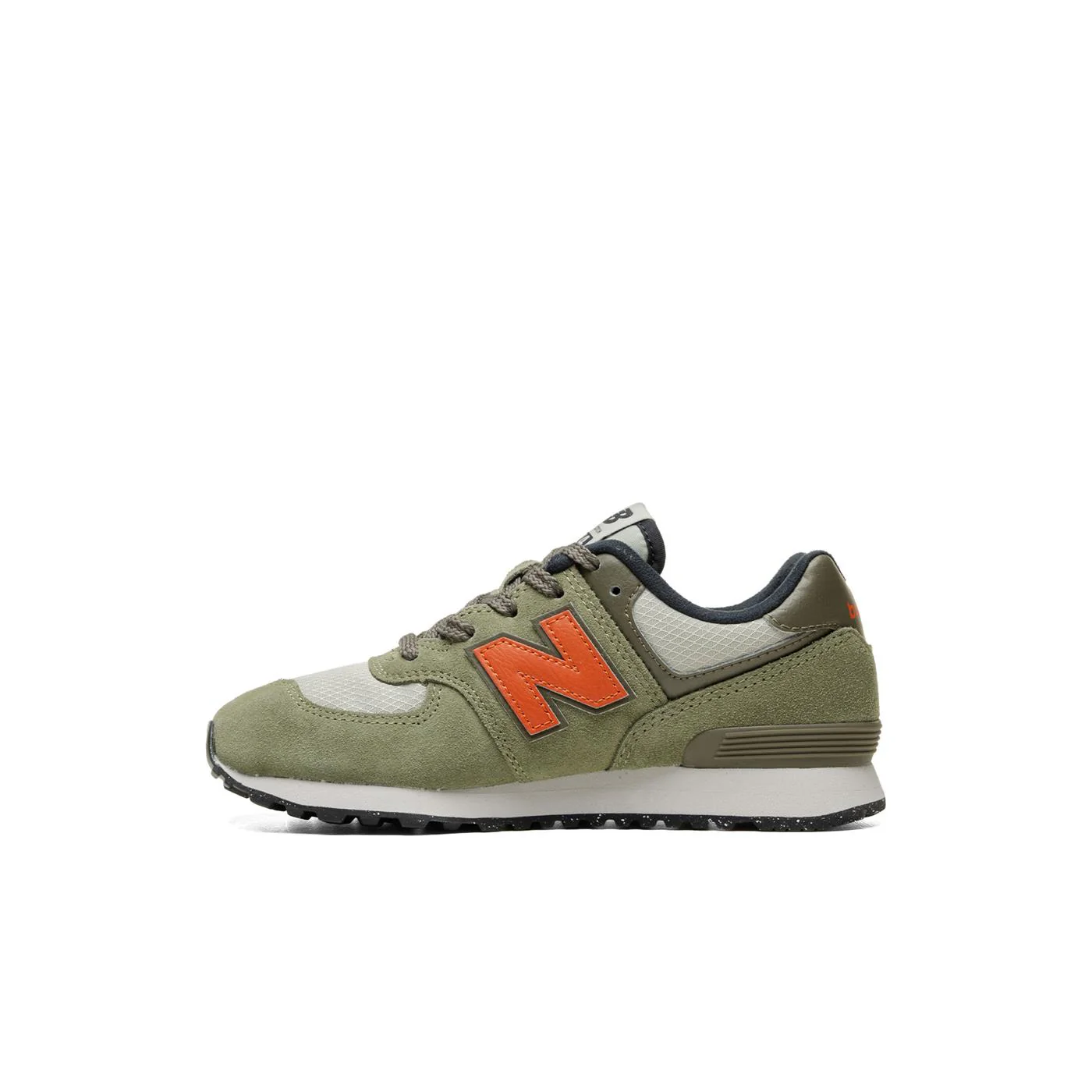 New Balance 574 Dark Olivine/Infield Clay - Image 2