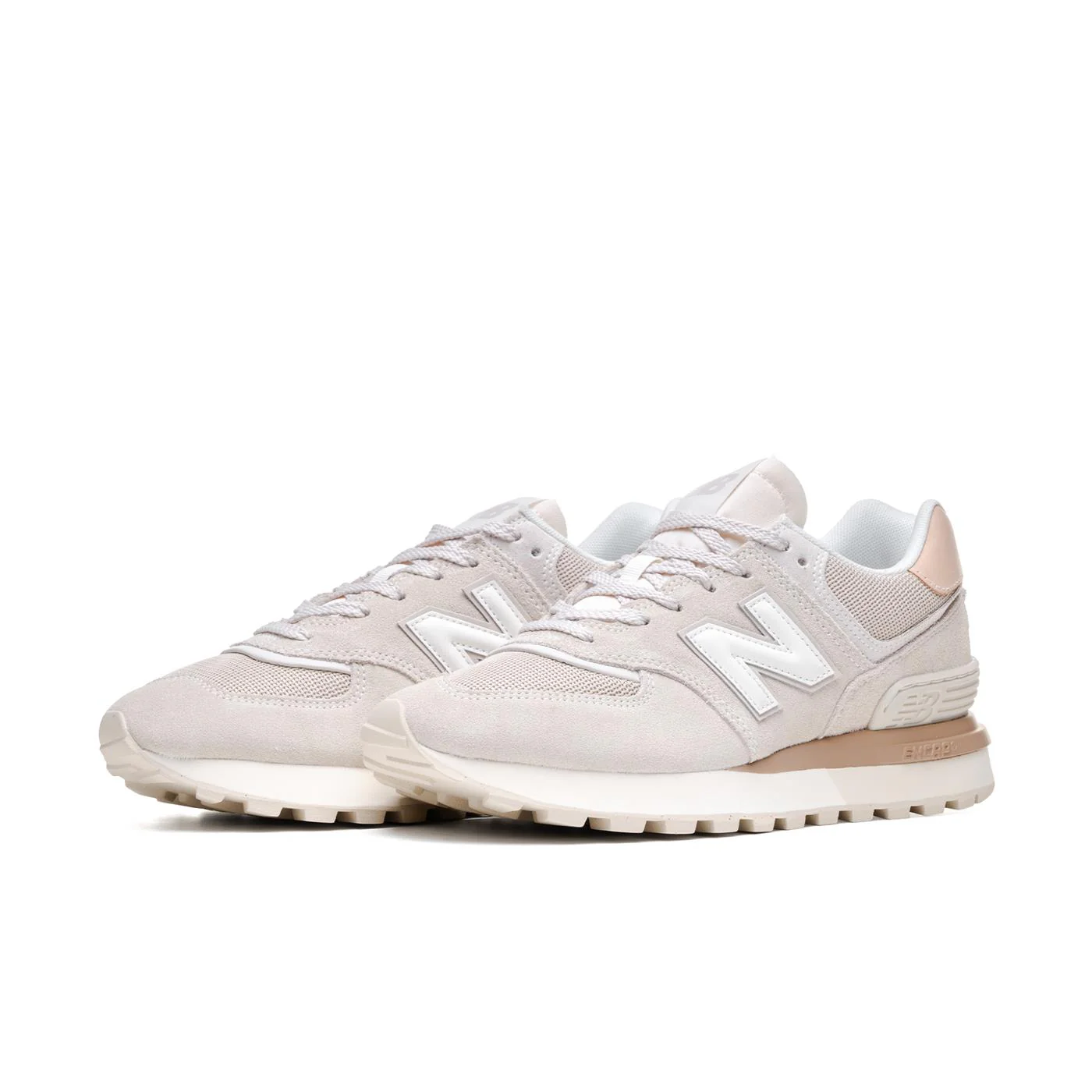 New Balance 574 White/White - Image 3