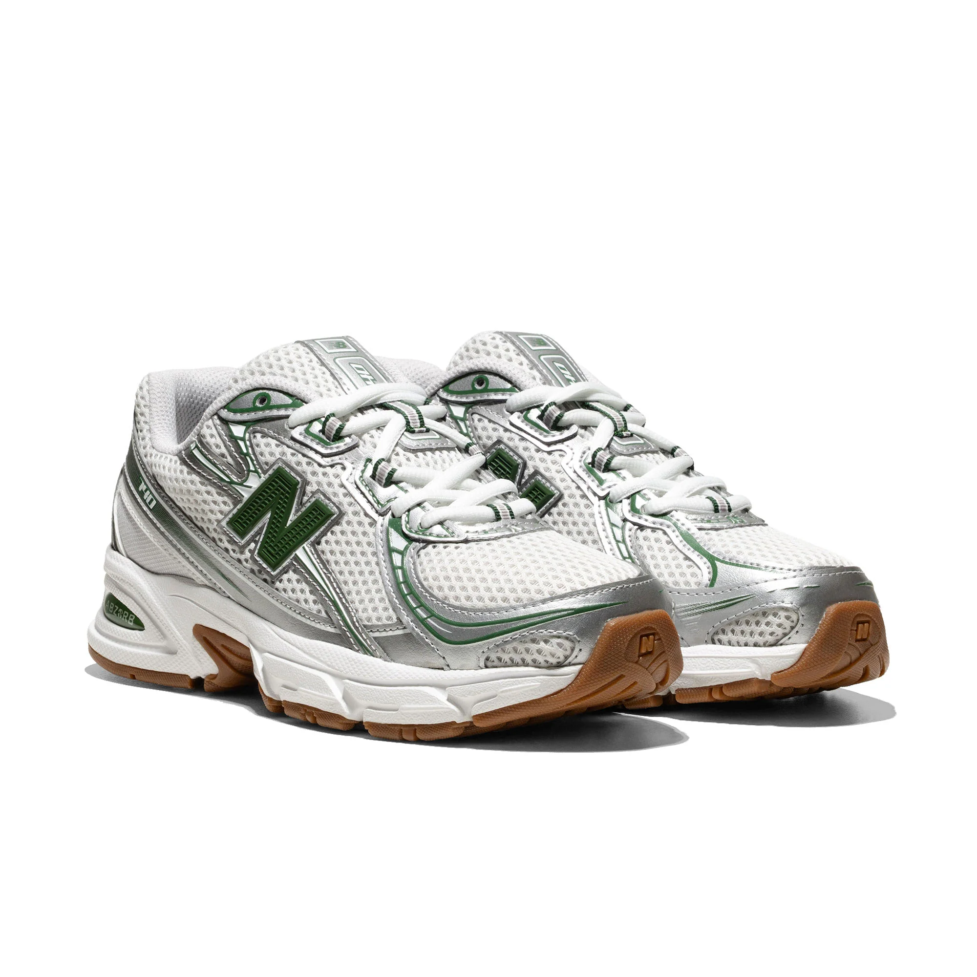 New Balance 740 Grey Matter/Dark Alpine Green - Image 2