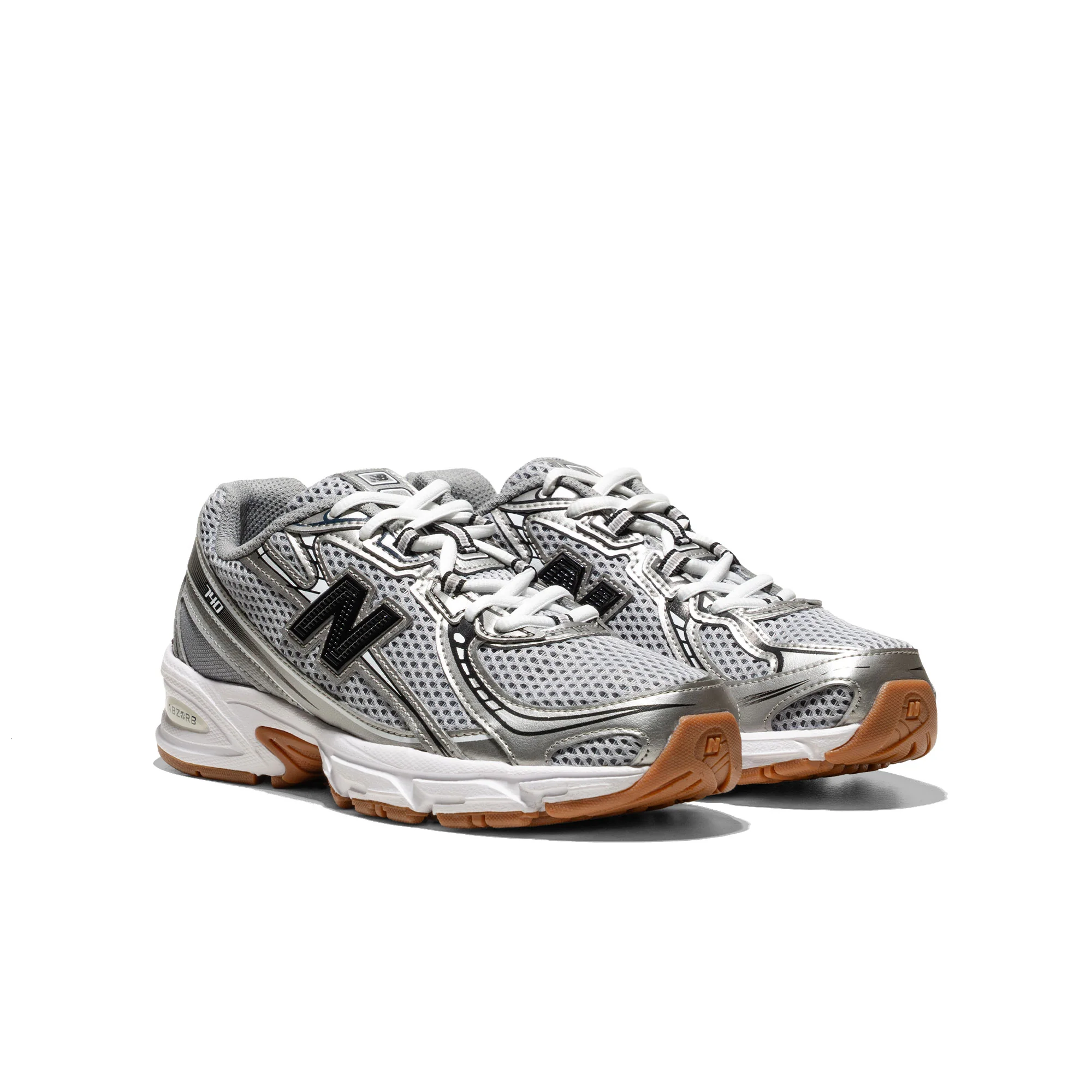 New Balance 740 Silver Metallic/Black - Image 2