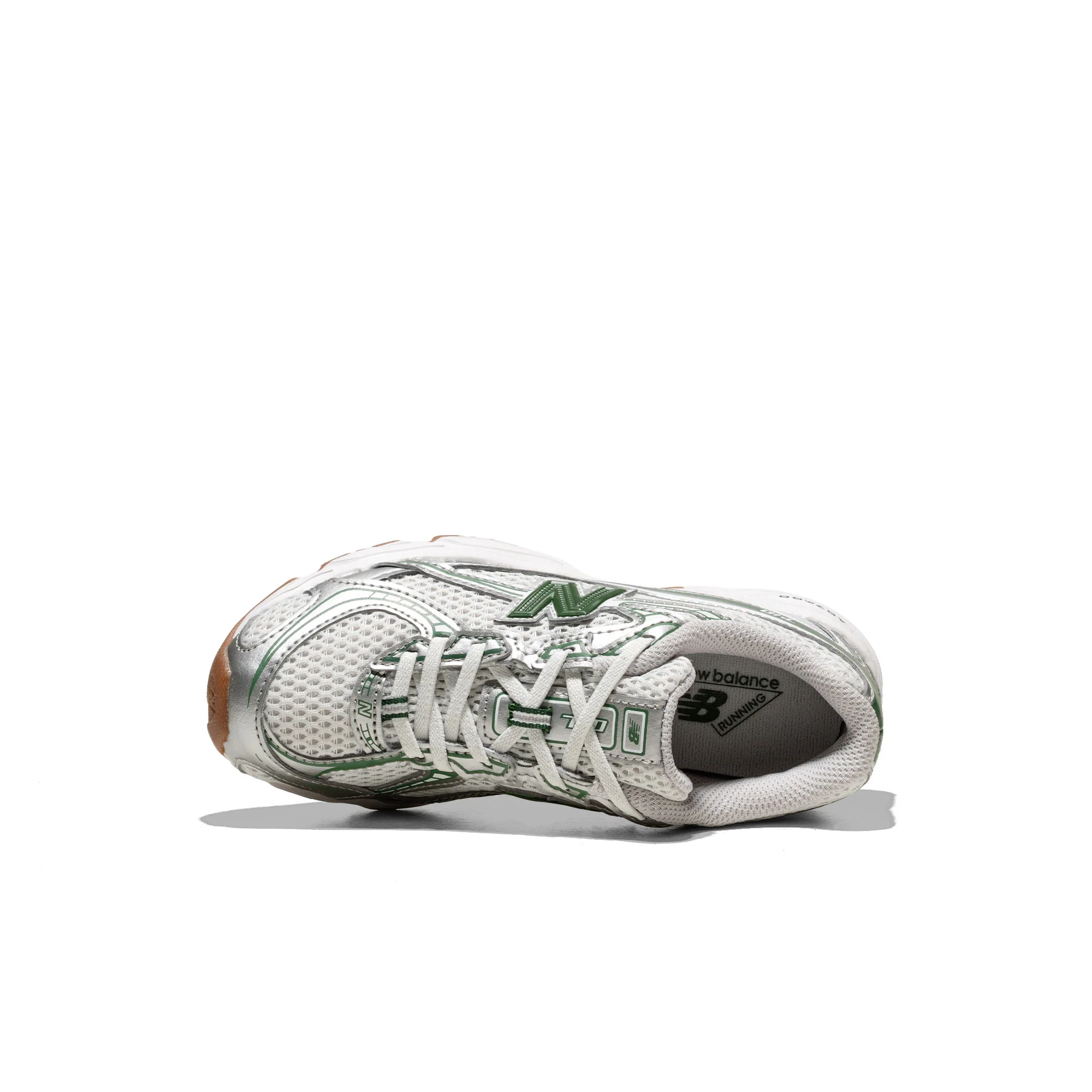 New Balance 740 Silver Metallic/Dark Alpine Green - Image 5