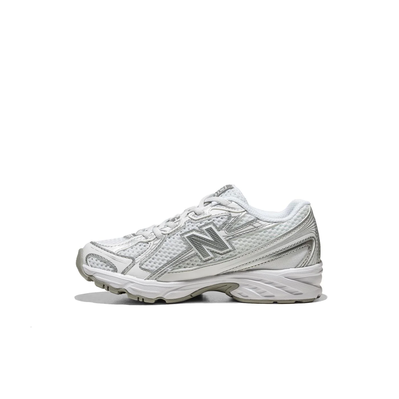 New Balance 740 White/Silver Metallic - Image 3