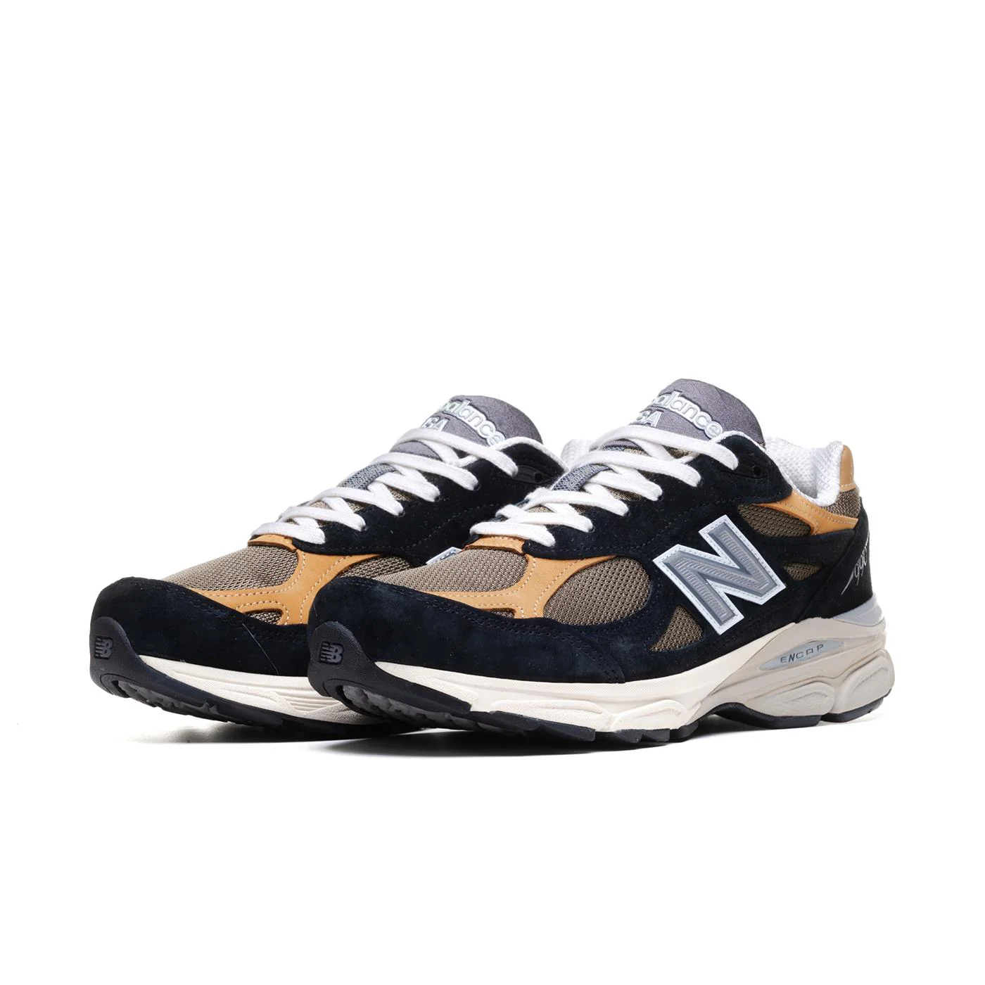 New Balance 990v3 Black/Tan - Image 3