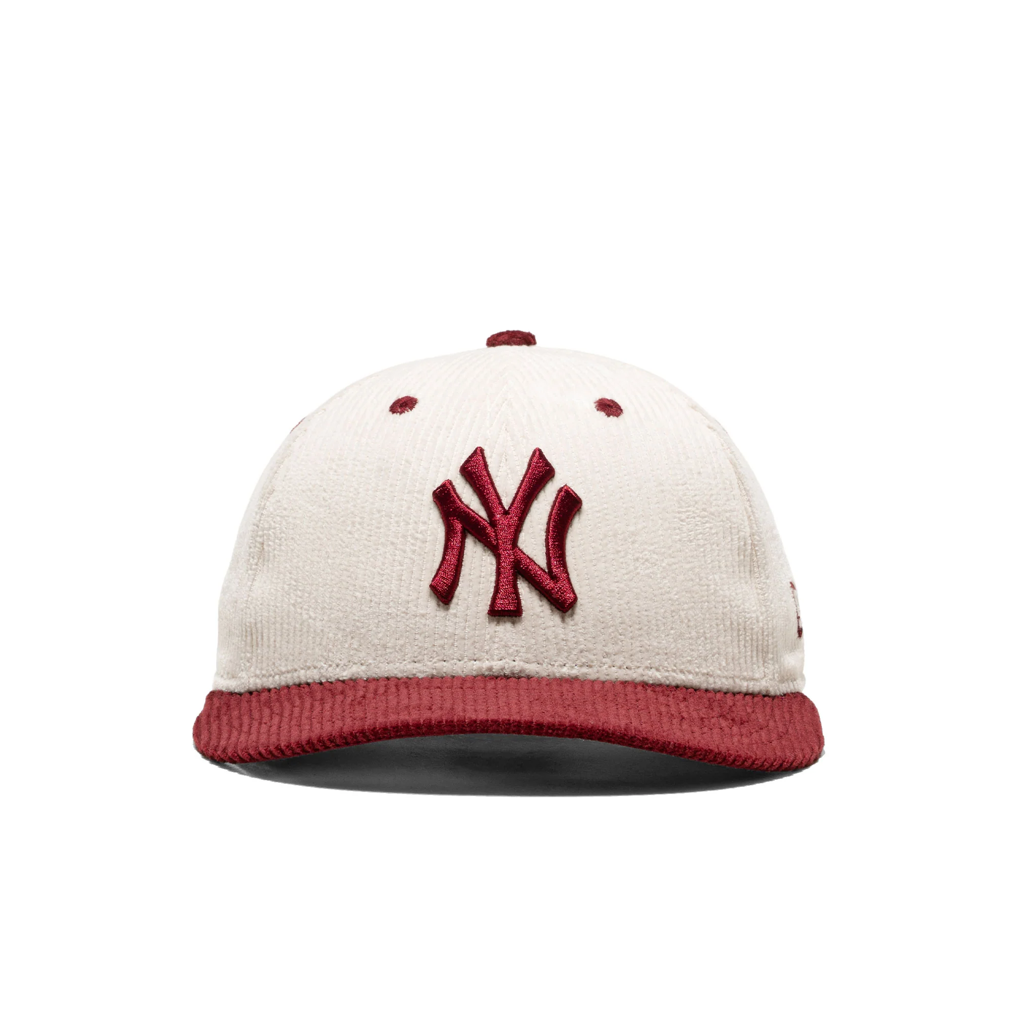 New Era MLB Cord 59Fifty LP NY Yankees Cream/Burgundy