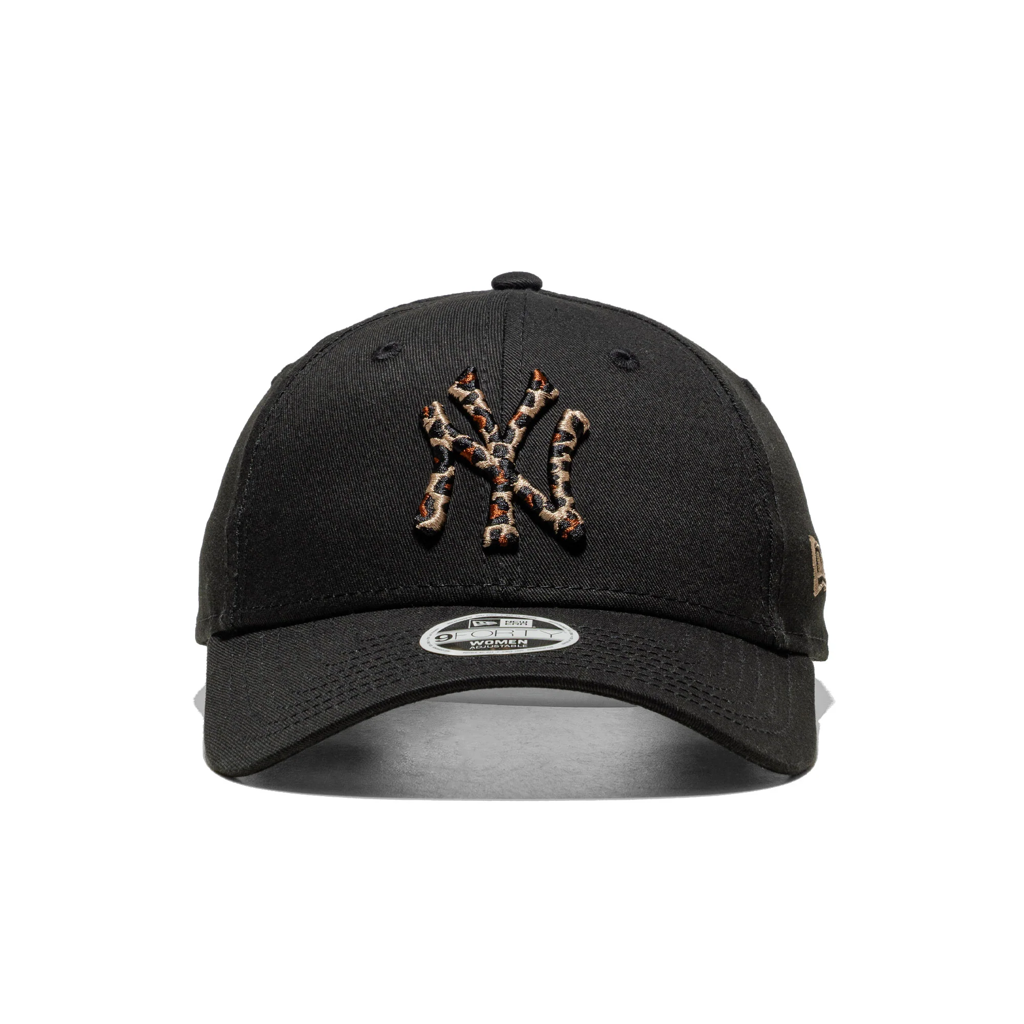 New Era Wmns Leopard Infill 9Forty NY Yankees Black