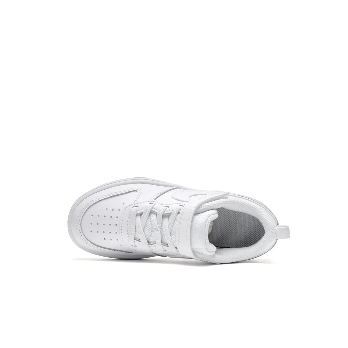 Nike Court Borough Low 2 (PS) White/White-White - Image 5