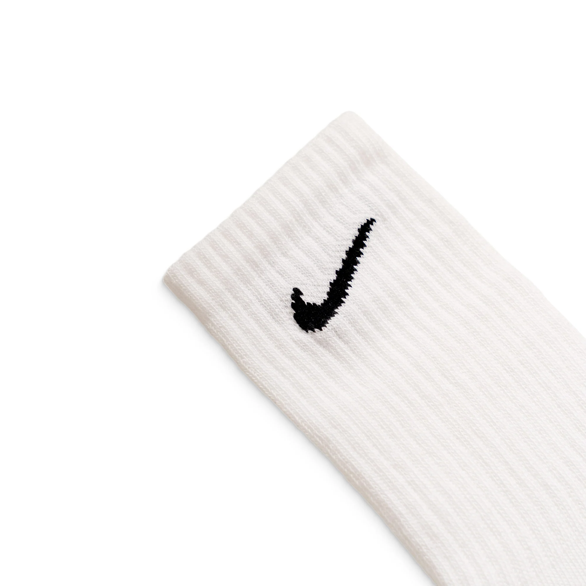Nike Everyday Lightweight Crew Socks White/Black - Image 2