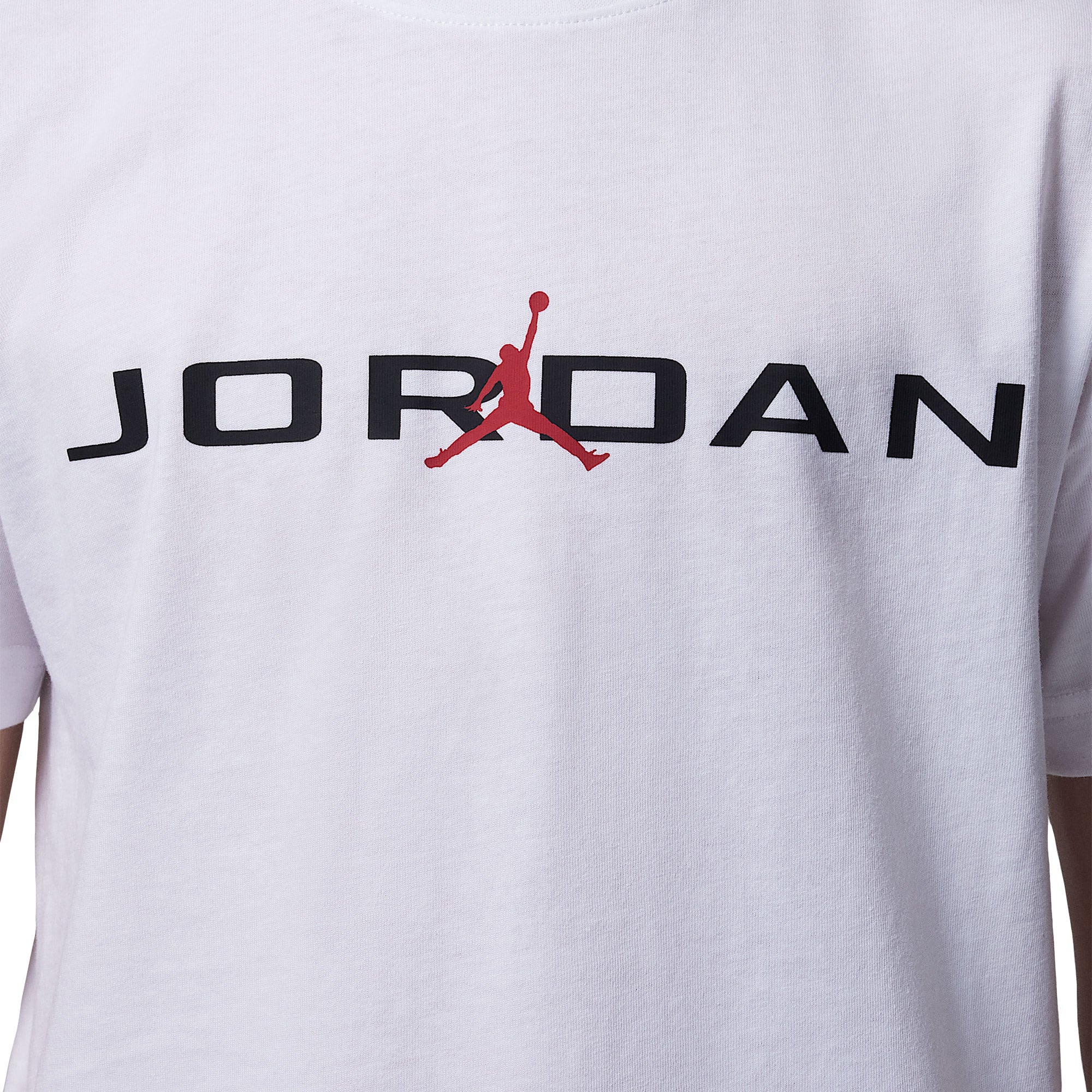 Nike Jordan Boys Air Stretch SS Crew Tee White - Image 3