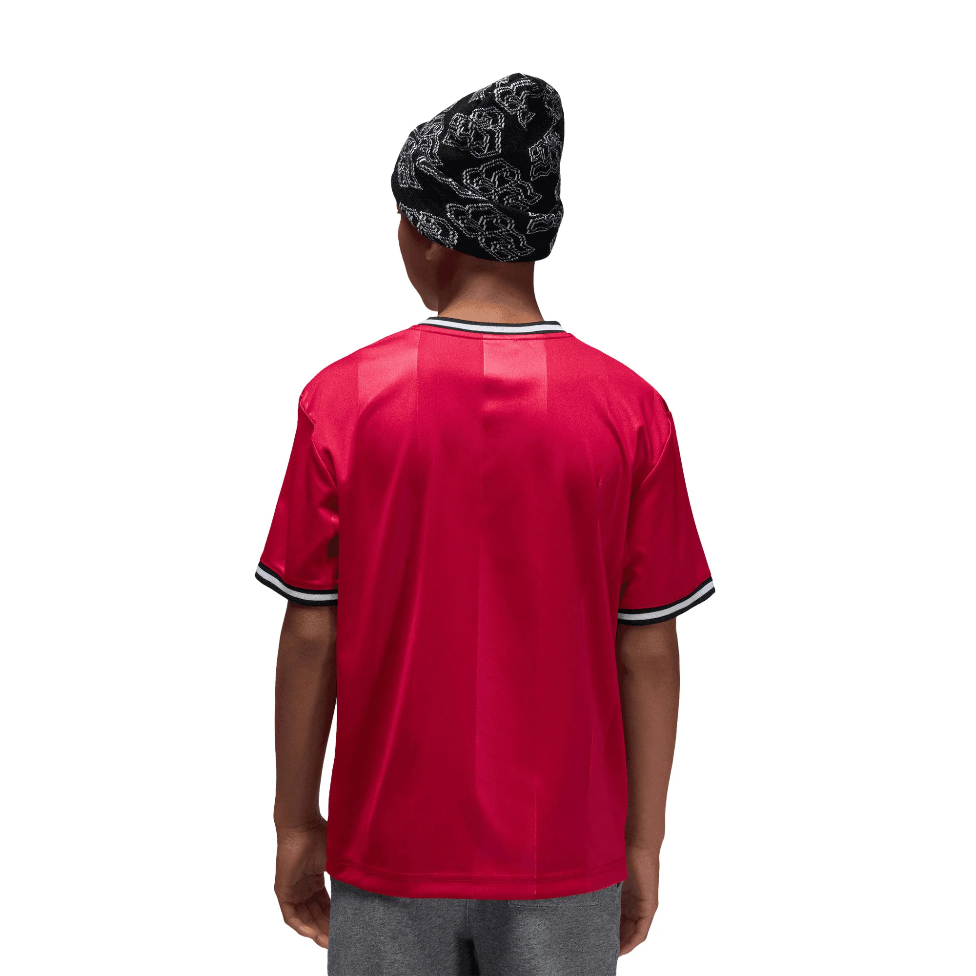 Nike Jordan Boys MJ Sport Jersey Gym Red - Image 2
