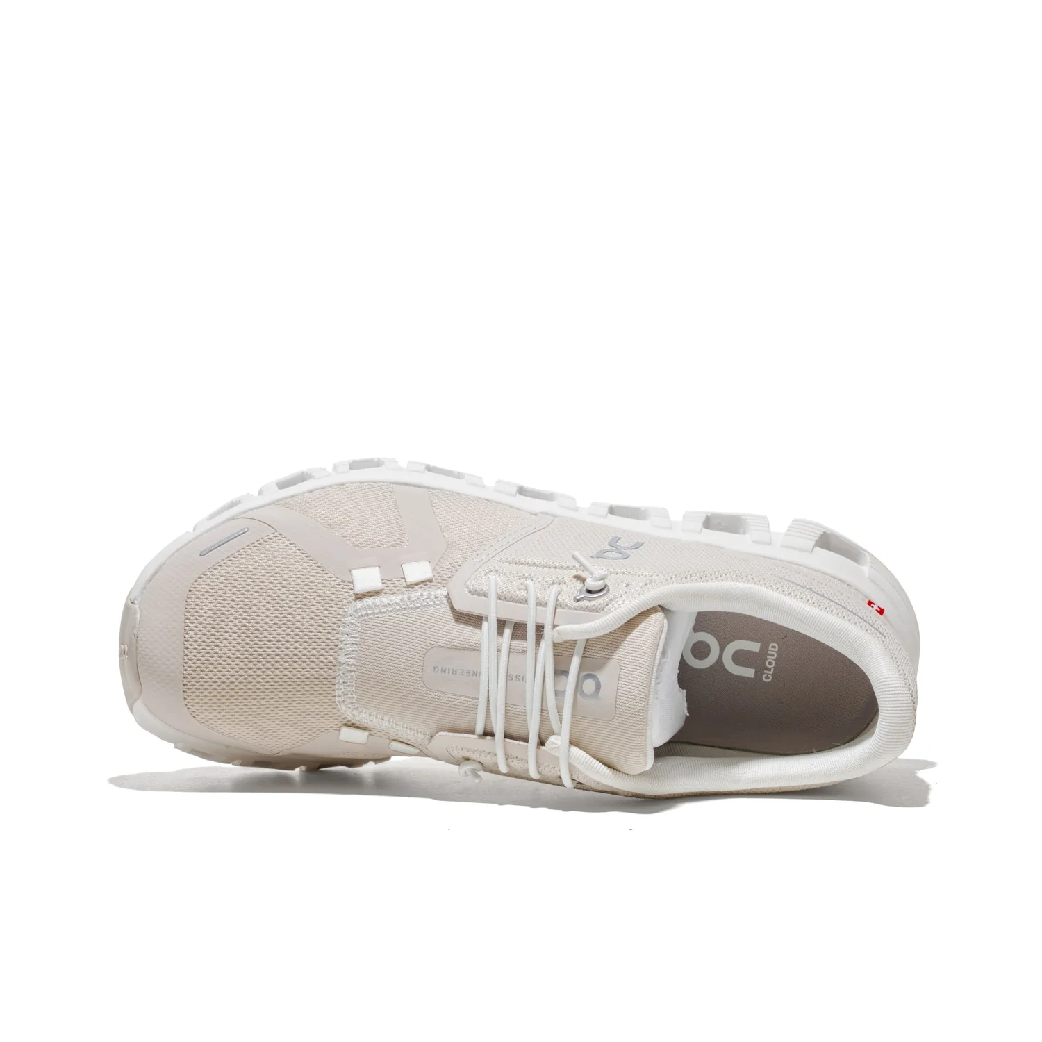 On Running Cloud 6 Pearl/White - Image 5