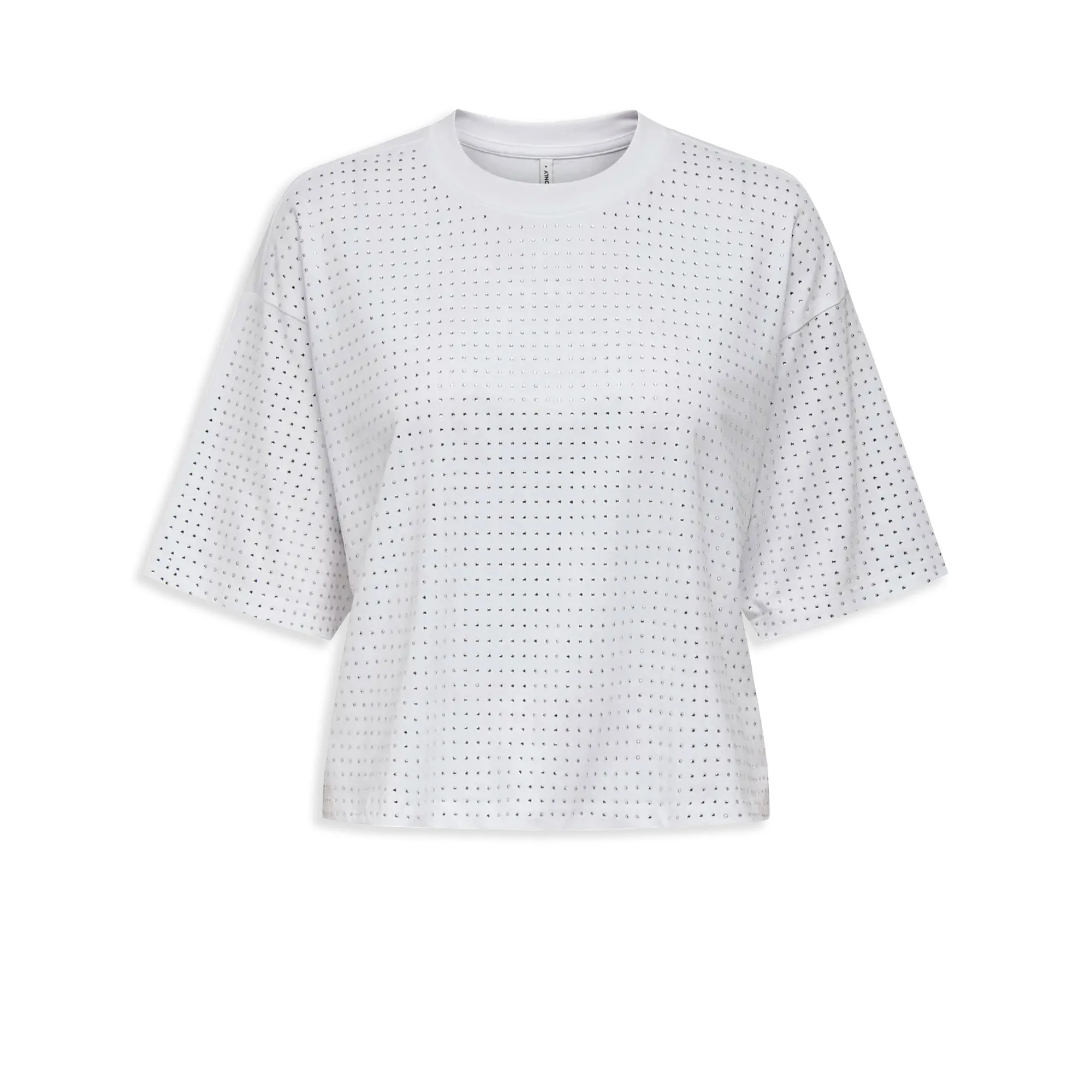 Only Aubrielle Life S/S Shine Top Bright White