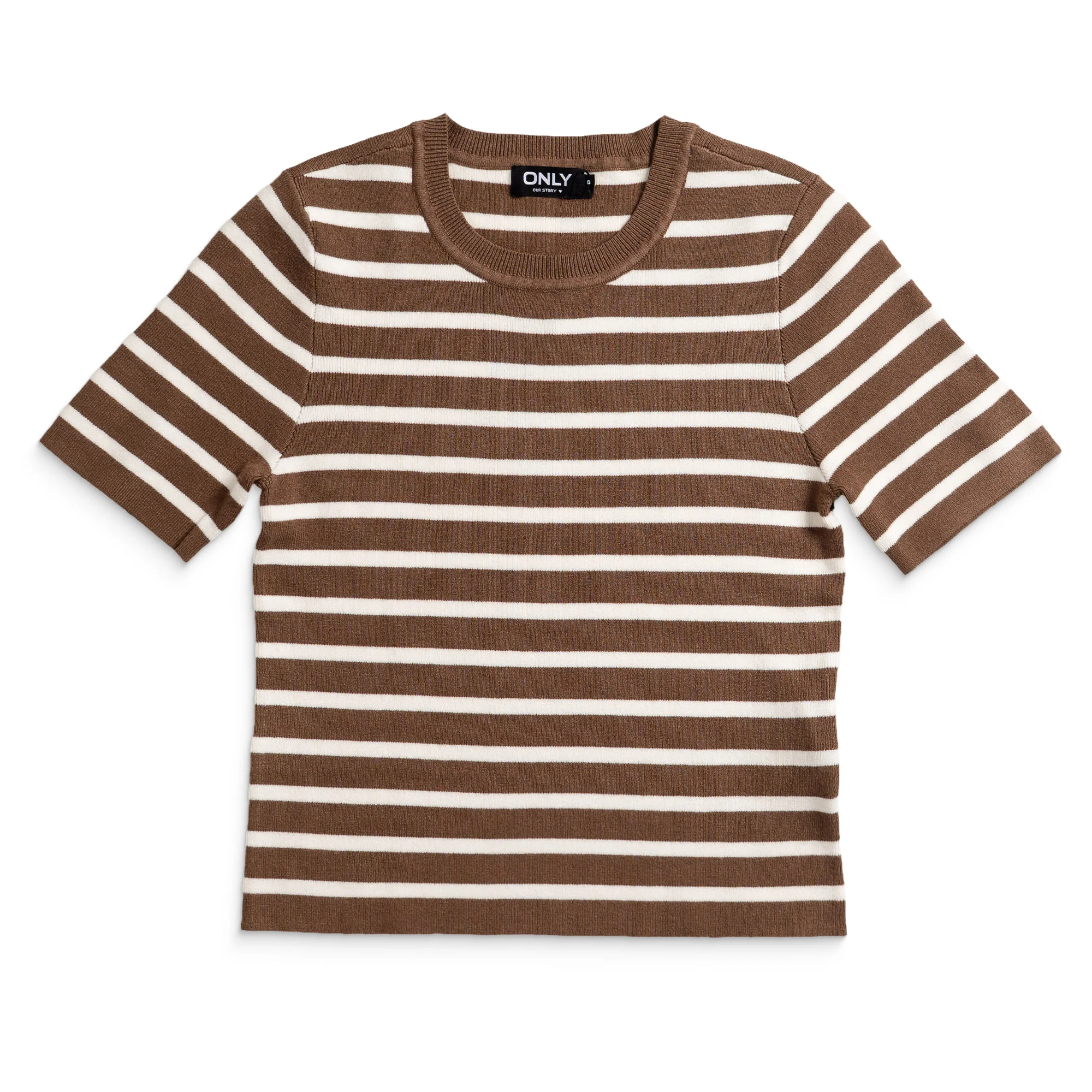 Only Fie 2/4 Pullover CC Knit Cub/Cloud Dancer Stripes