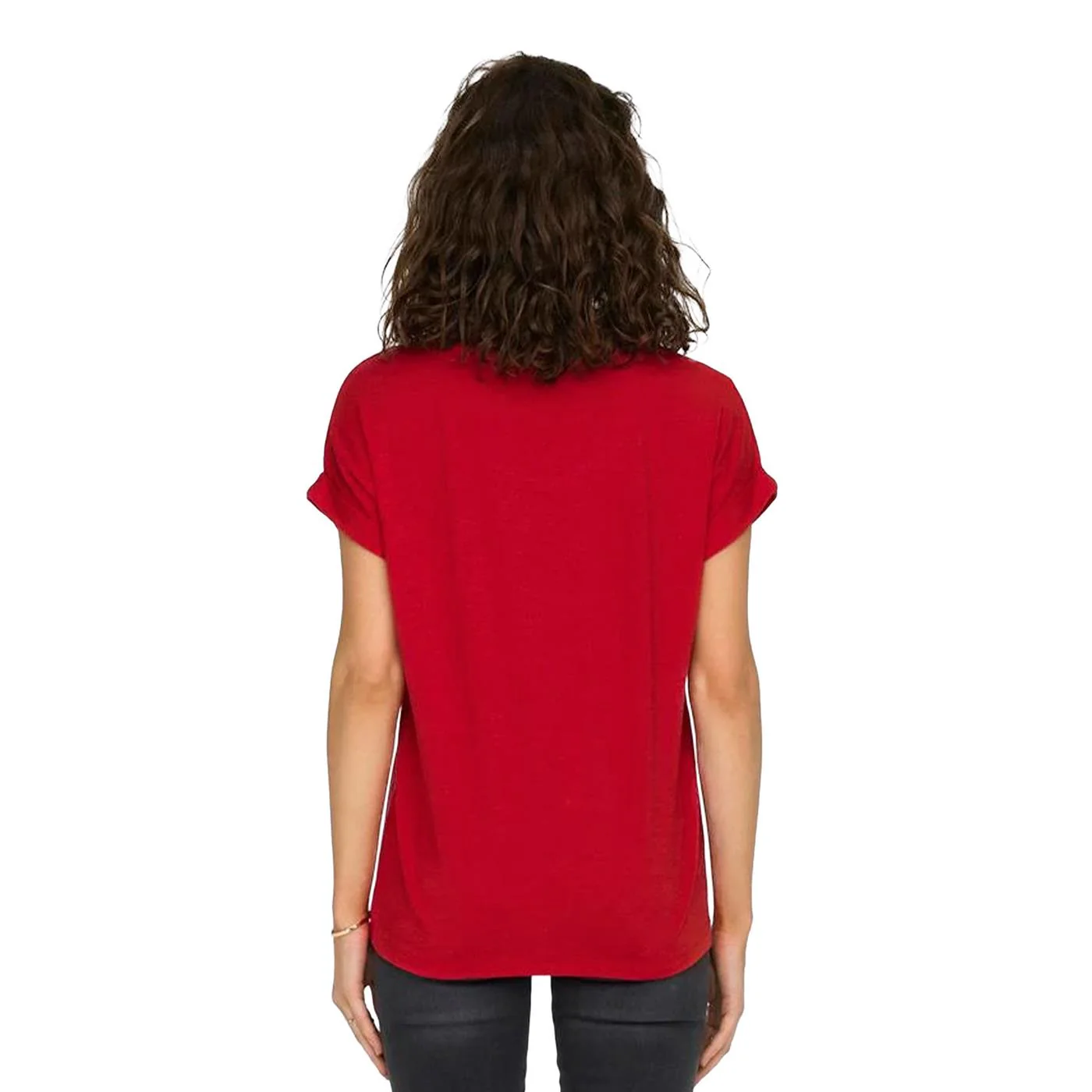 Only Moster S/S O-Neck Top Lychee - Image 2