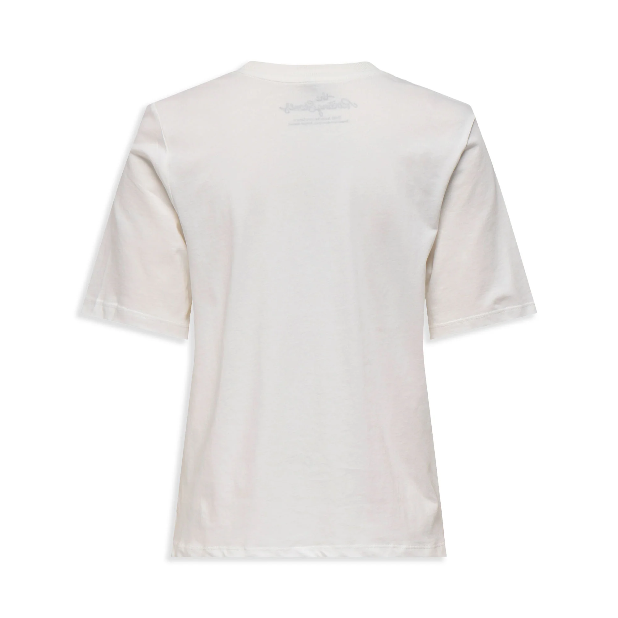 Only Rolling Stones Life S/S Top Cloud Dancer/Squares - Image 2