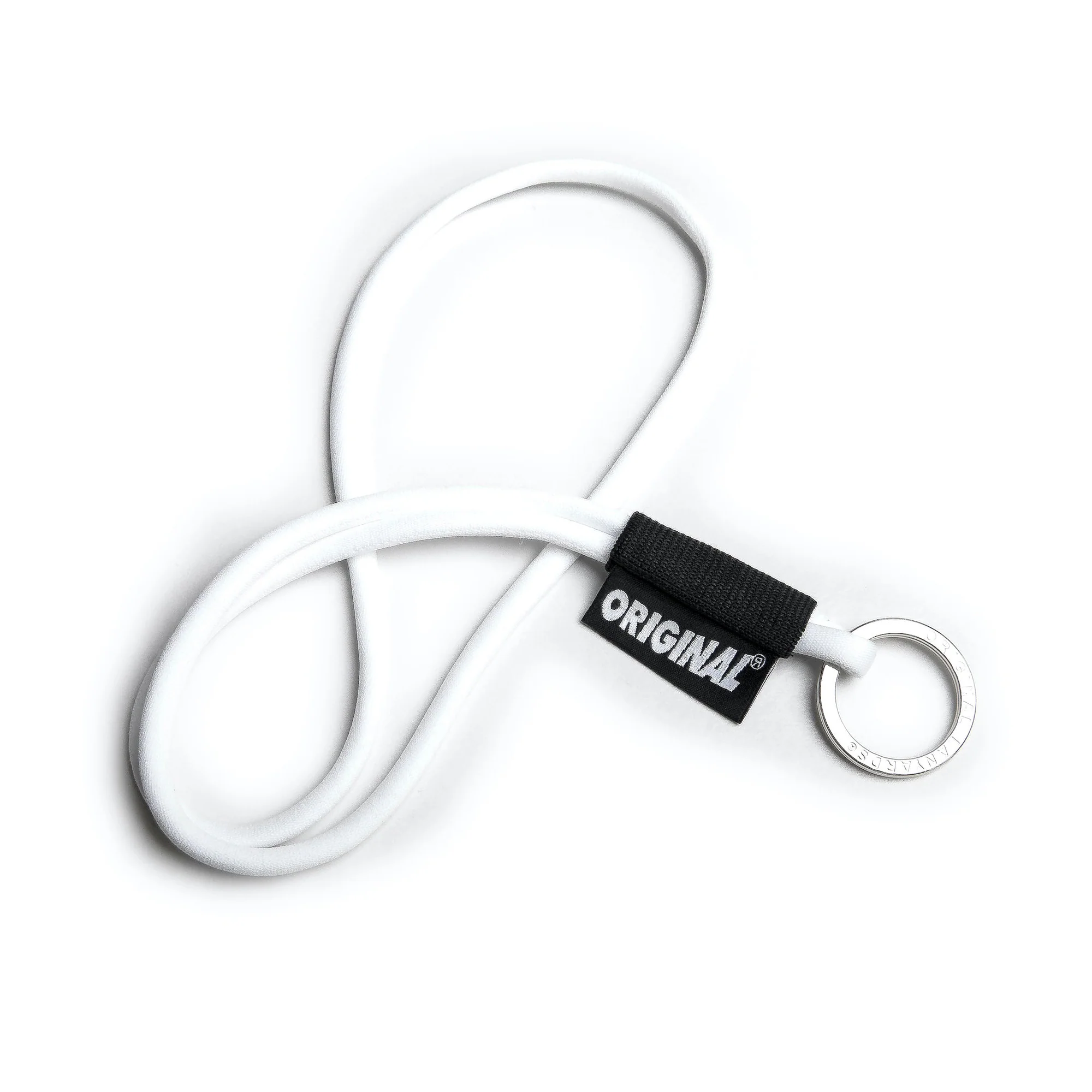 Original Lanyards Classic Tube Long White
