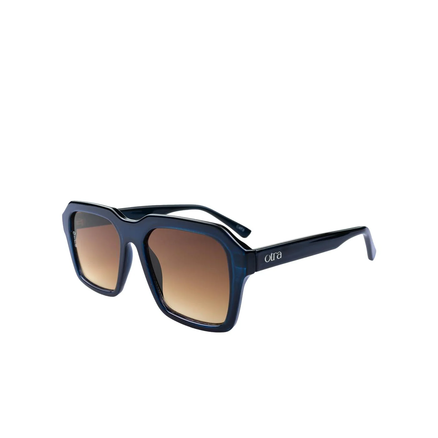 Otra Lennox Sunglasses Transparent Navy/Brown Fade - Image 2