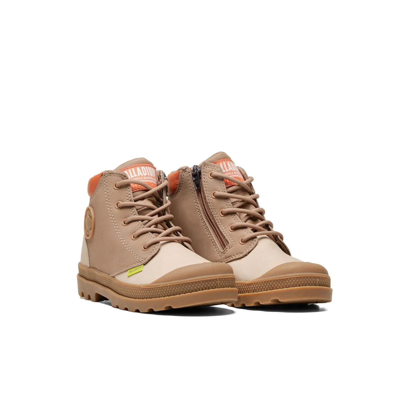 Palladium Pampa Hi Cuff WP OZ Beige Tan/Nude Brown - Image 3
