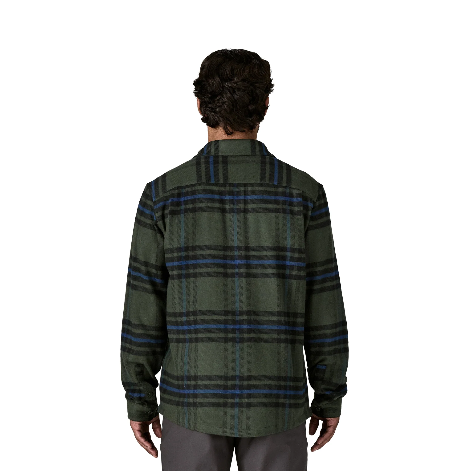 Patagonia Fjord Flannel Shirt Catch: Old Growth Green - Image 2
