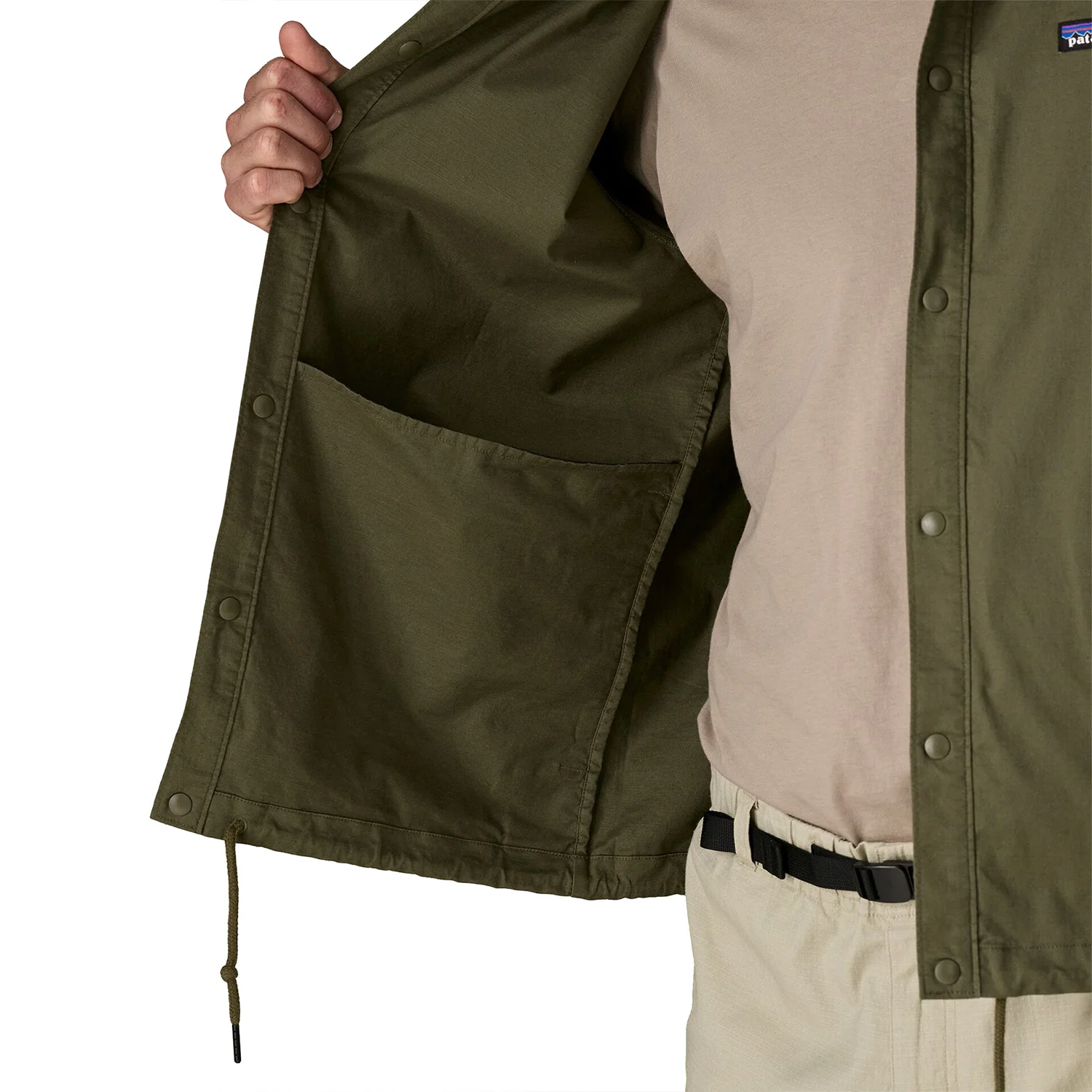 Patagonia LW All-Wear Unlined Jacket Basin Green - Image 6