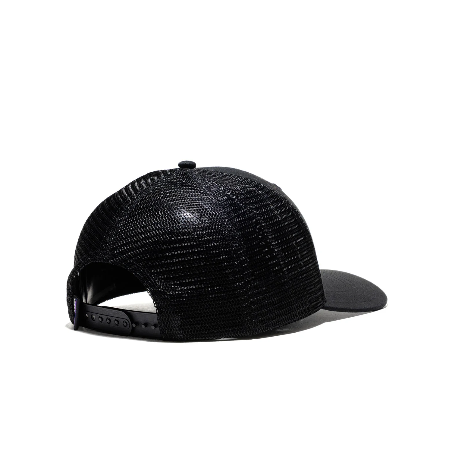 Patagonia P-6 Logo Trucker Hat Black - Image 3