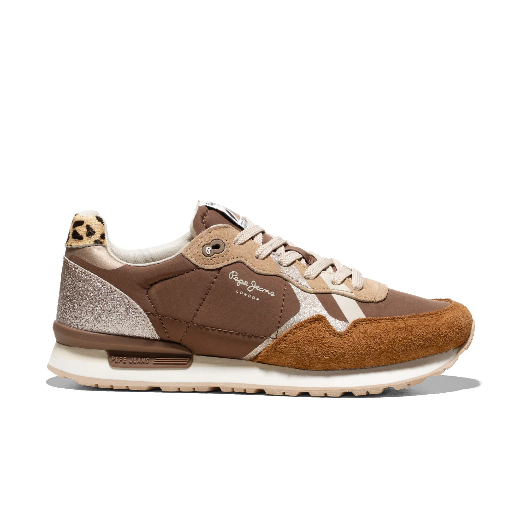 Pepe Jeans Brit Glitter W Camel Beige