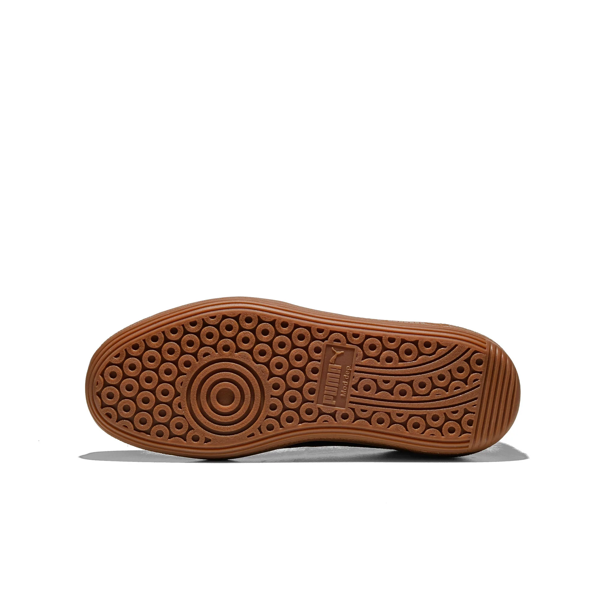 Puma Palermo Leather Jr Puma White/Vapor Gray-Gum - Image 6