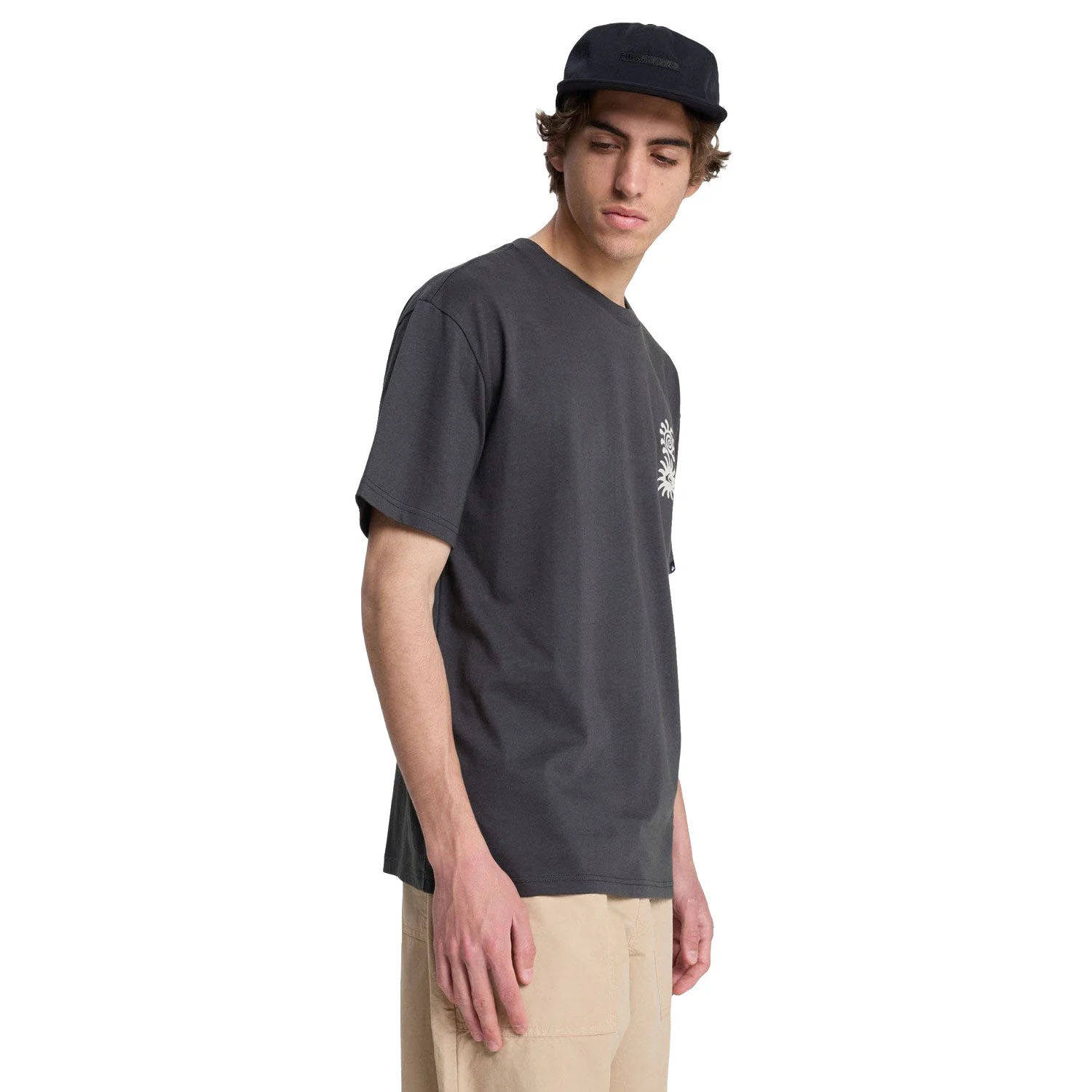 Quiksilver Evo Blossom Of Peace SS Tee Tarmac - Image 2