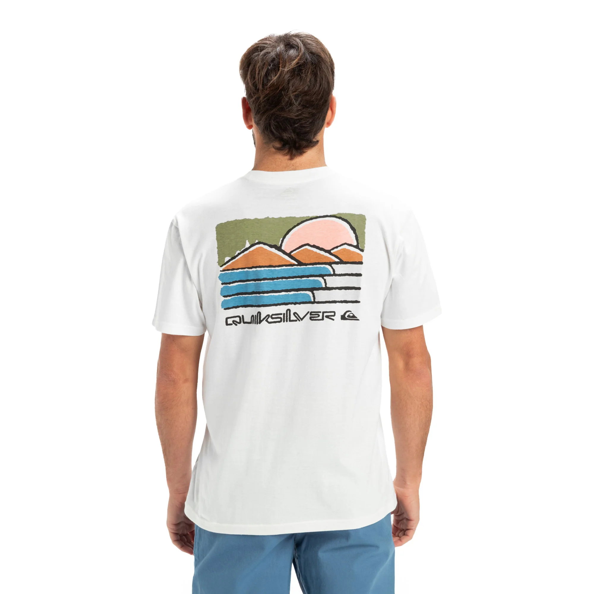 Quiksilver Evo Future Islands SS Tee Snow White