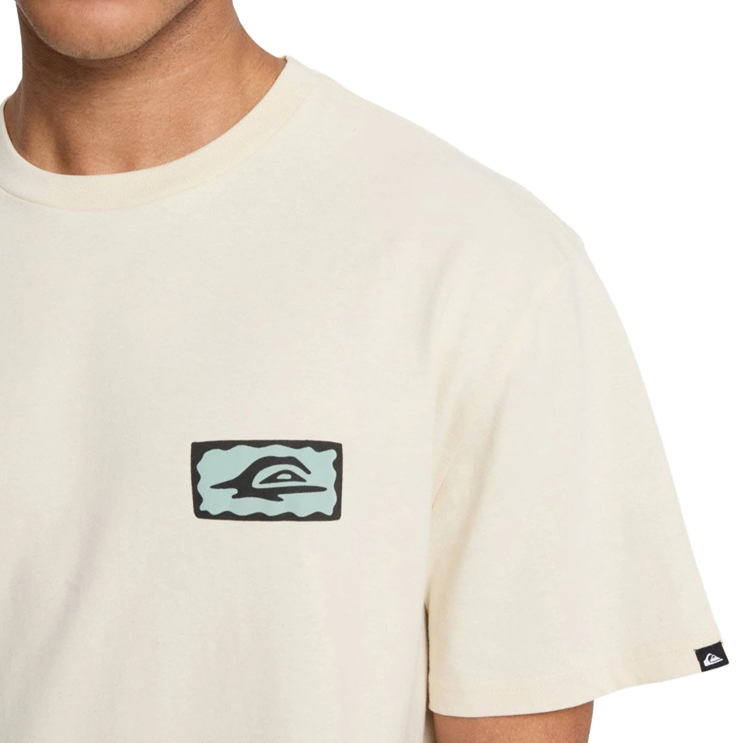 Quiksilver Serenity Splash SS Tee Bone White - Image 4