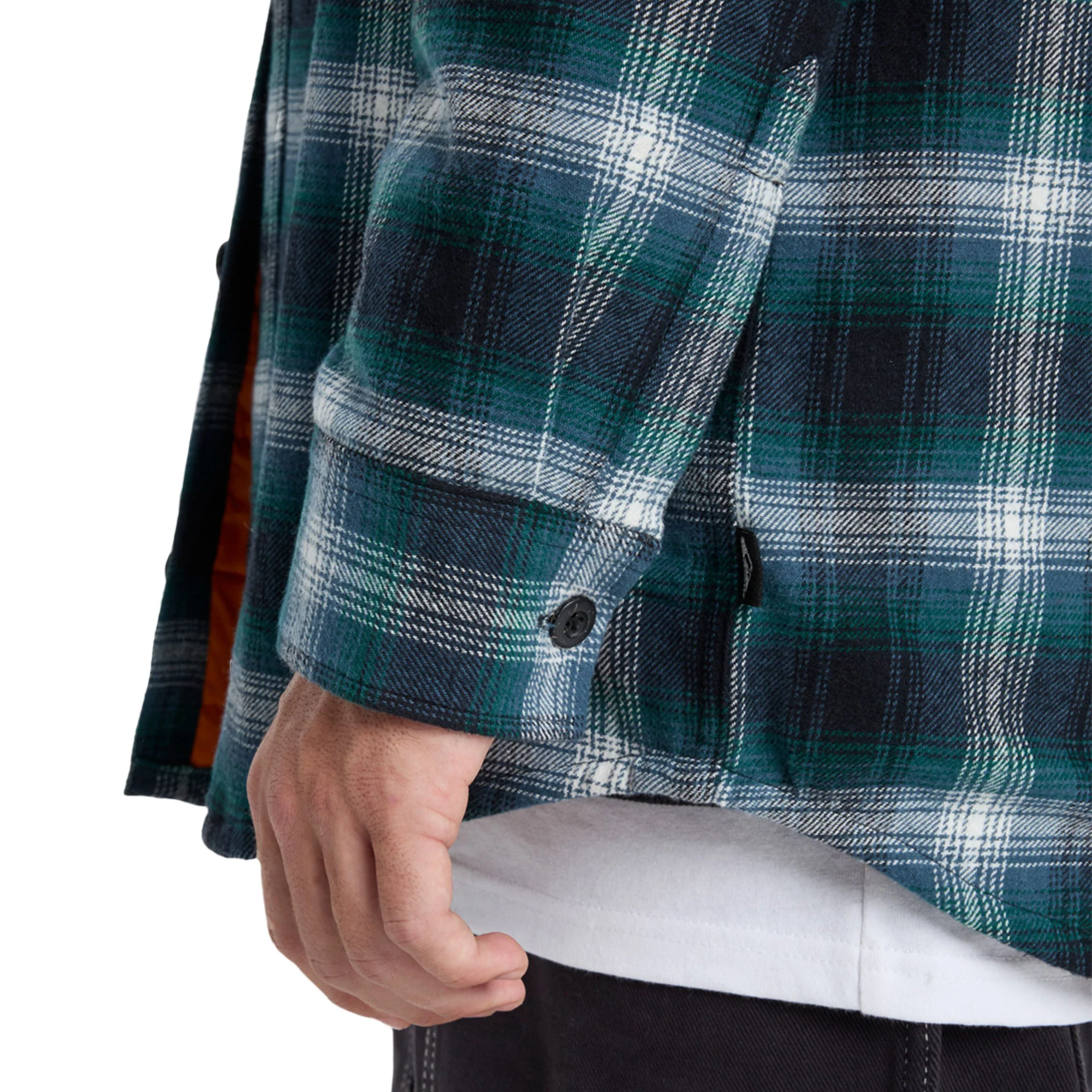 Quiksilver Shadow Check Shirt Orion Blue - Image 3