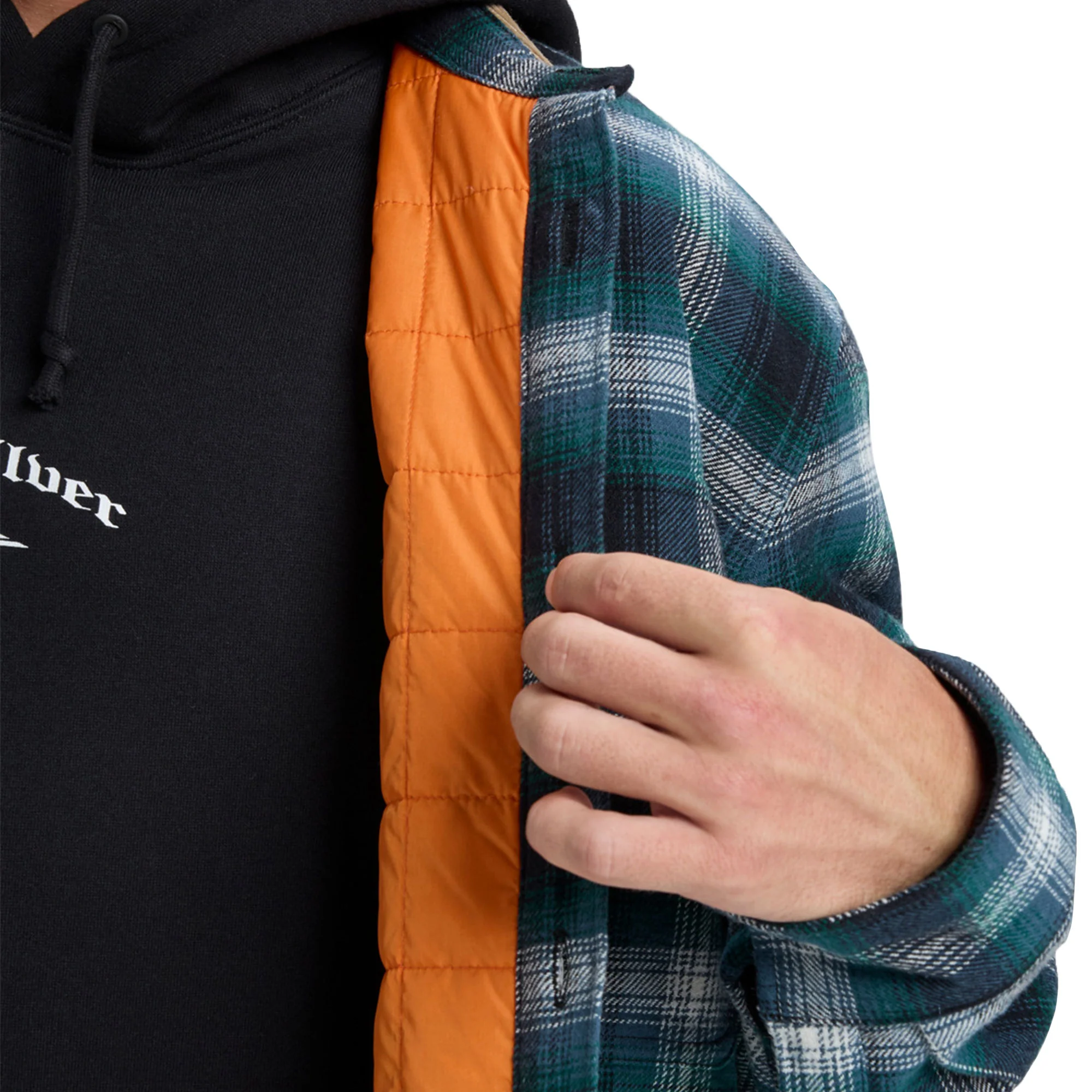 Quiksilver Shadow Check Shirt Orion Blue - Image 4