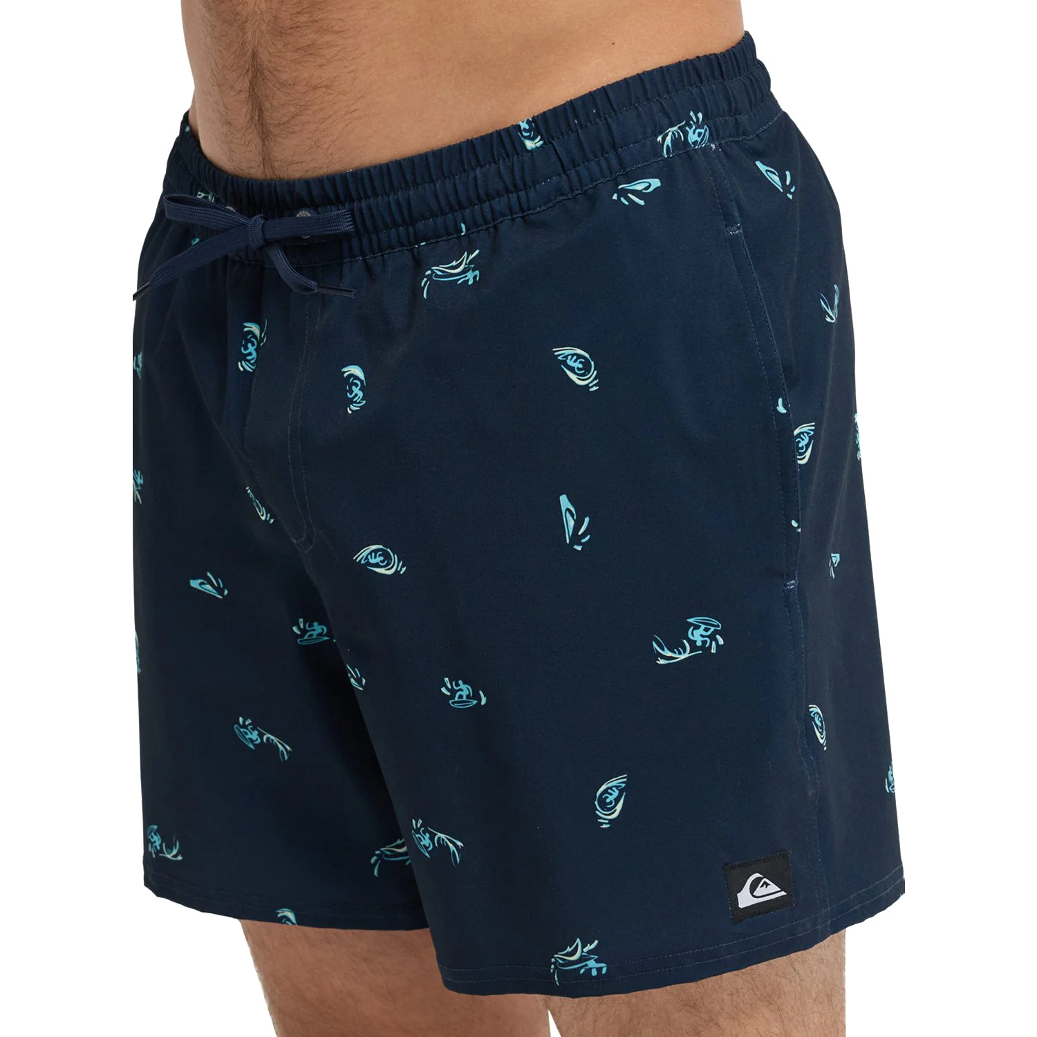 Quiksilver Stretch Printed Volley 16 Dark Navy Spaced Out - Image 3