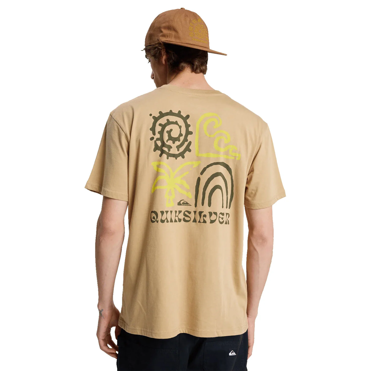 Quiksilver Tap In SS Tee Khaki - Image 2