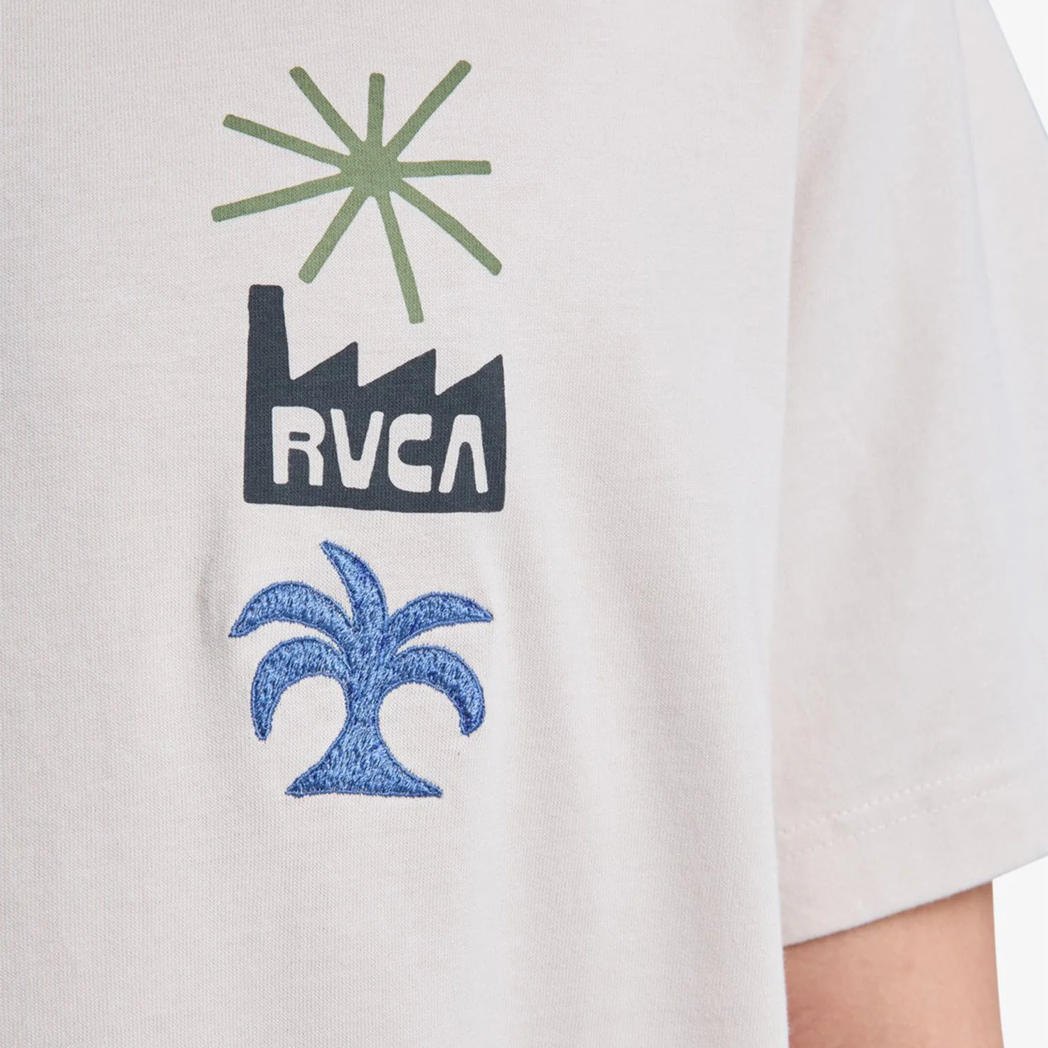 RVCA Mirage T-Shirt Moonbeam - Image 3