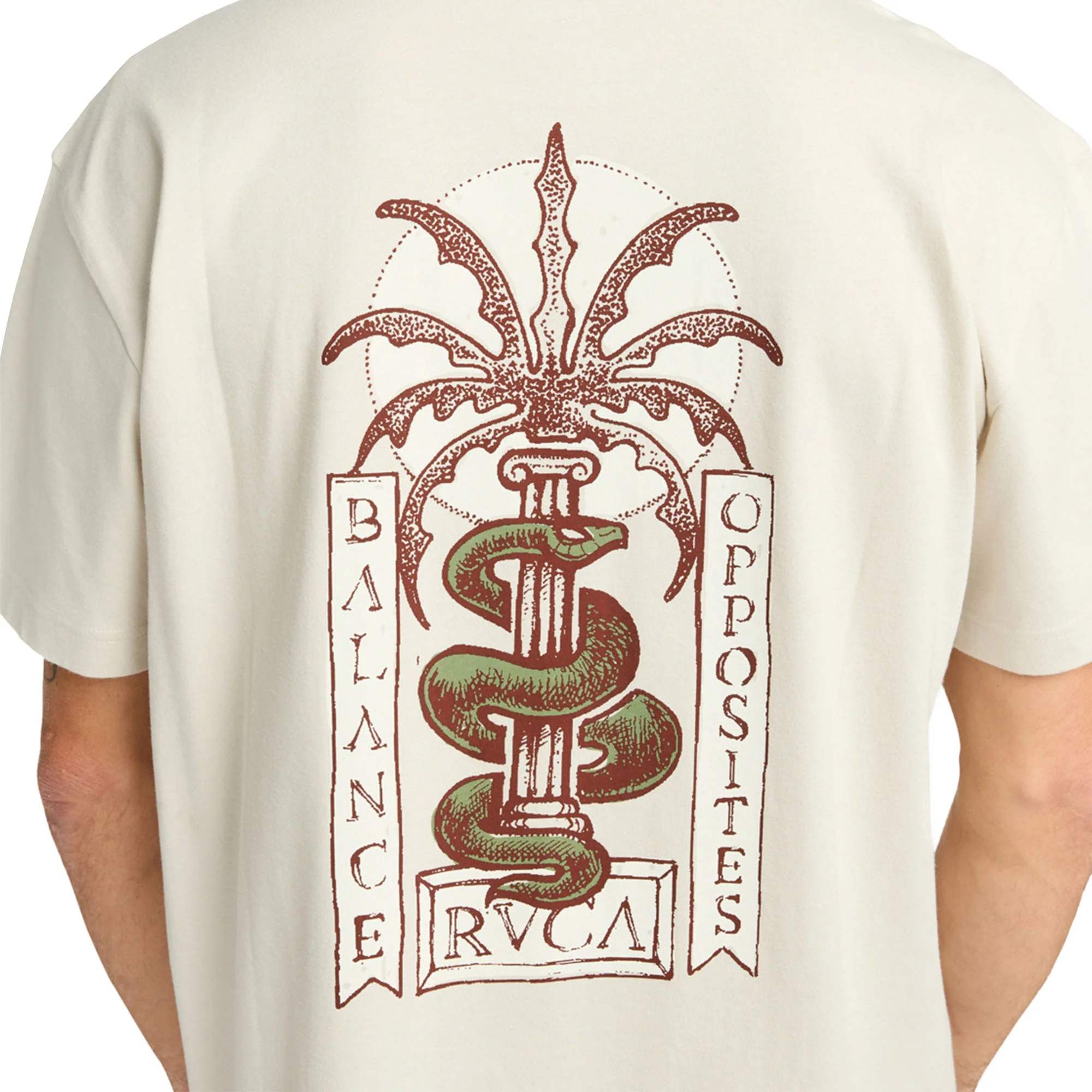 RVCA Serpent T-Shirt Ceramic - Image 3