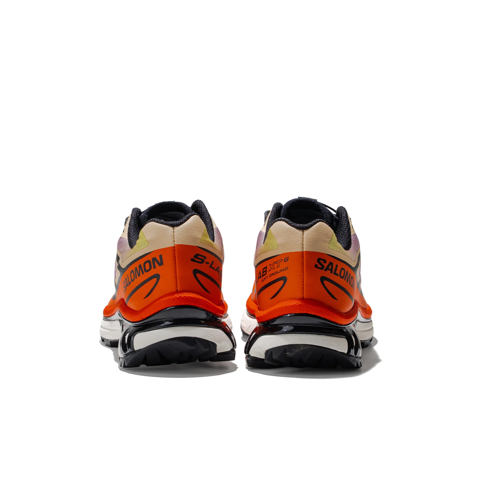 Salomon XT-6 Black/Almond Cream/Dragon Fire - Image 4