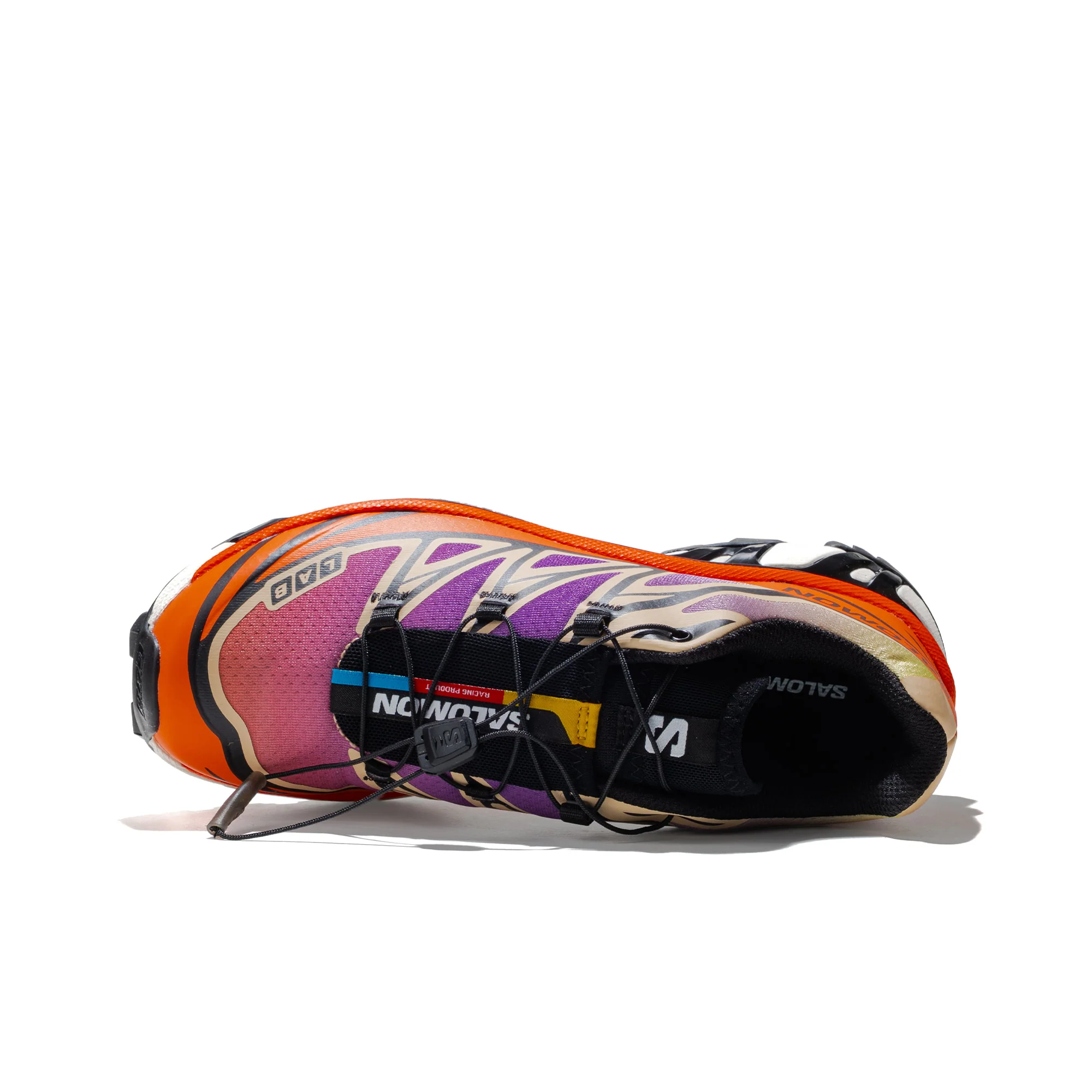 Salomon XT-6 Black/Almond Cream/Dragon Fire - Image 5