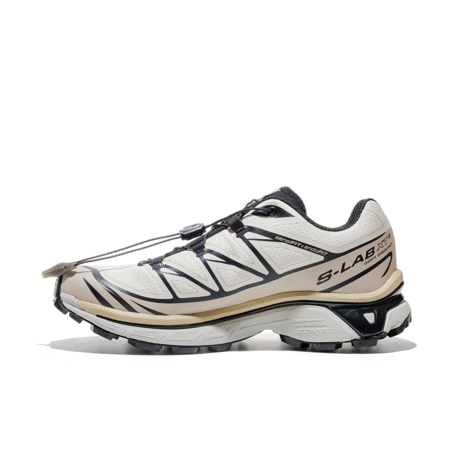 Salomon XT-6 Vanilla Ice/Black/Silver Cloud - Image 2