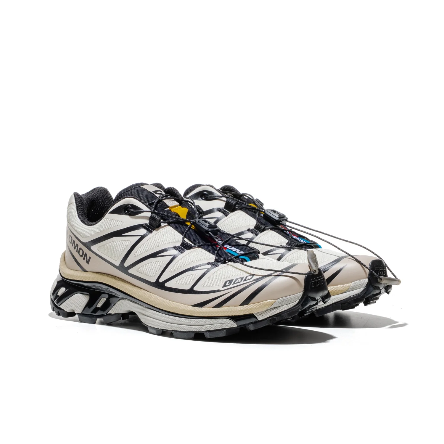 Salomon XT-6 Vanilla Ice/Black/Silver Cloud - Image 3