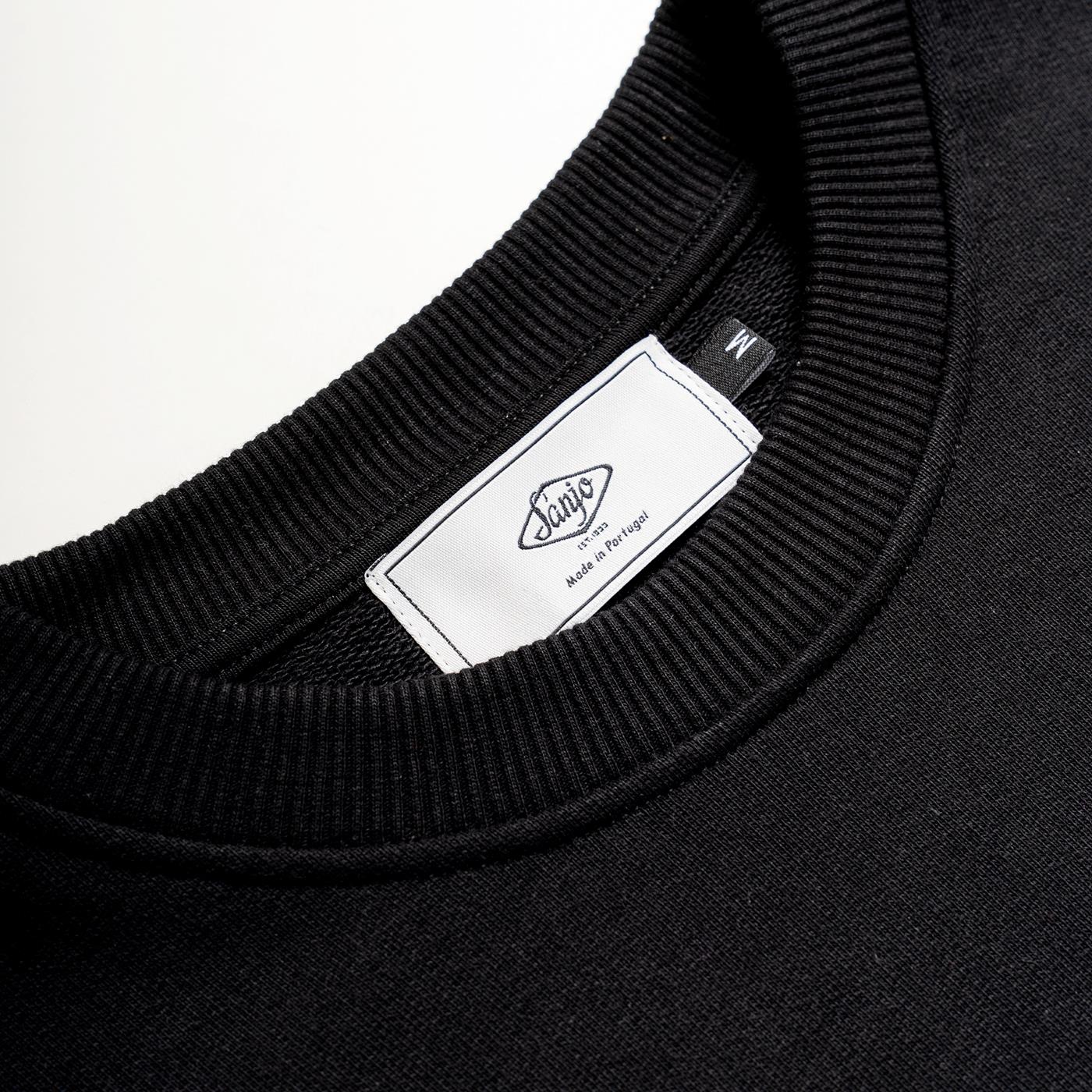 Sanjo K100 Patch Sweat Black - Image 3