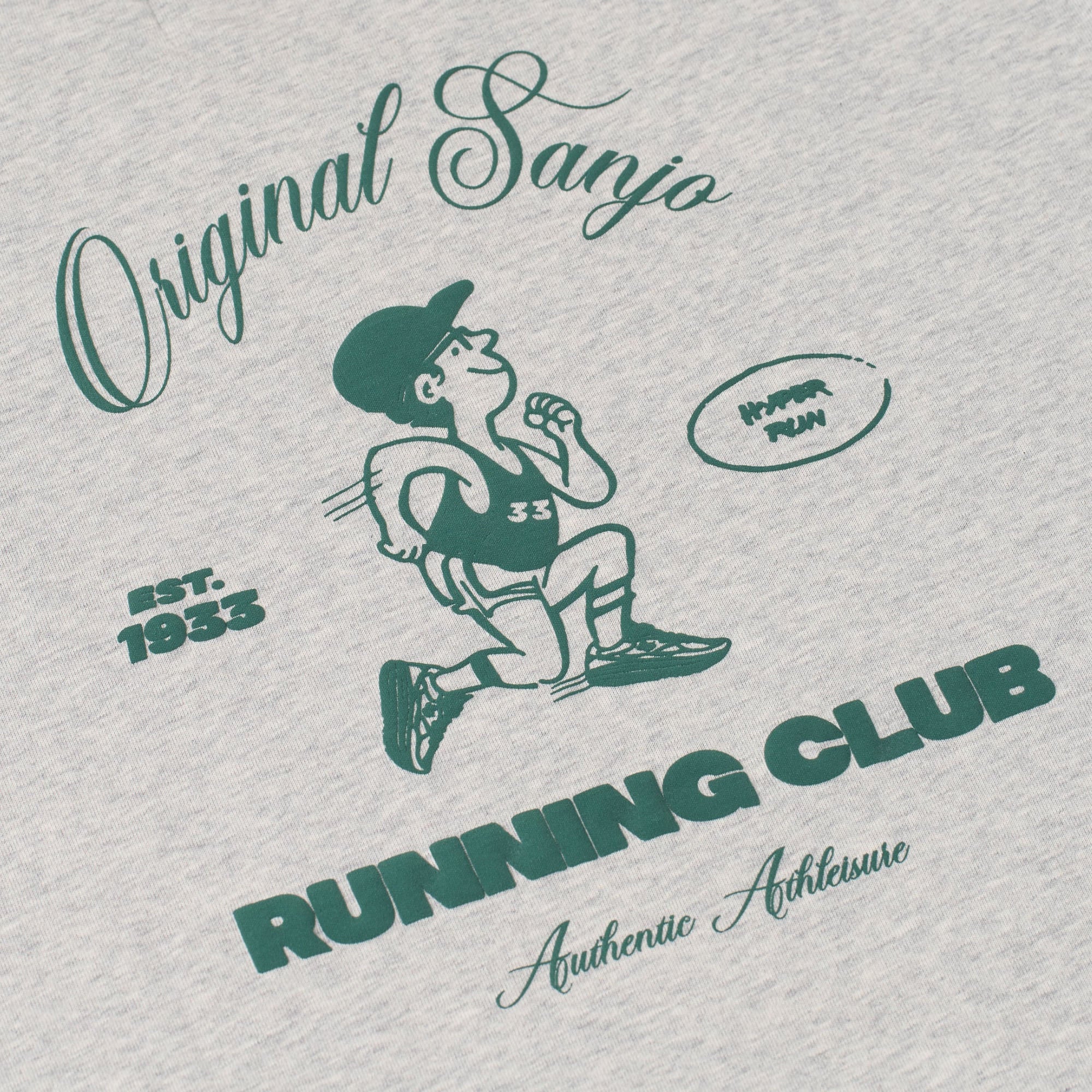 Sanjo Running Club T-Shirt Grey - Image 3