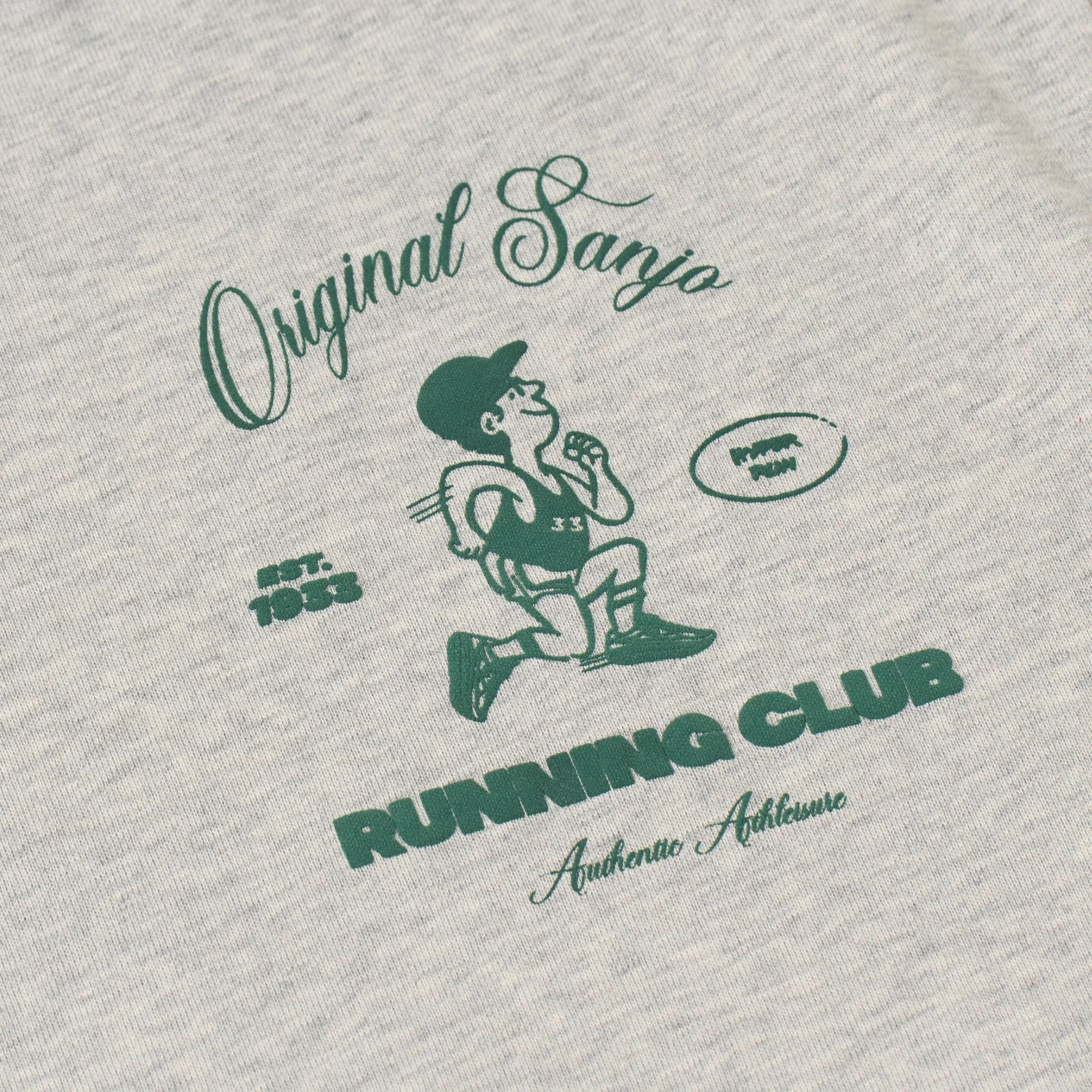 Sanjo Running Club T-Shirt Grey - Image 4