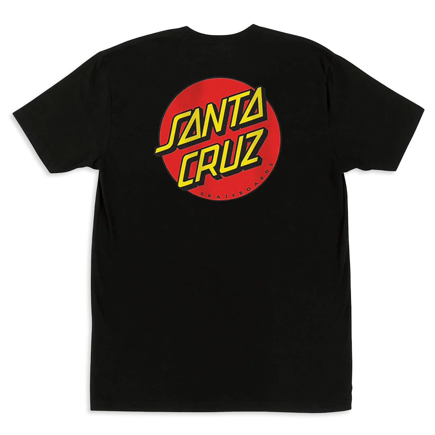 Santa Cruz Classic Dot Chest T-Shirt Black