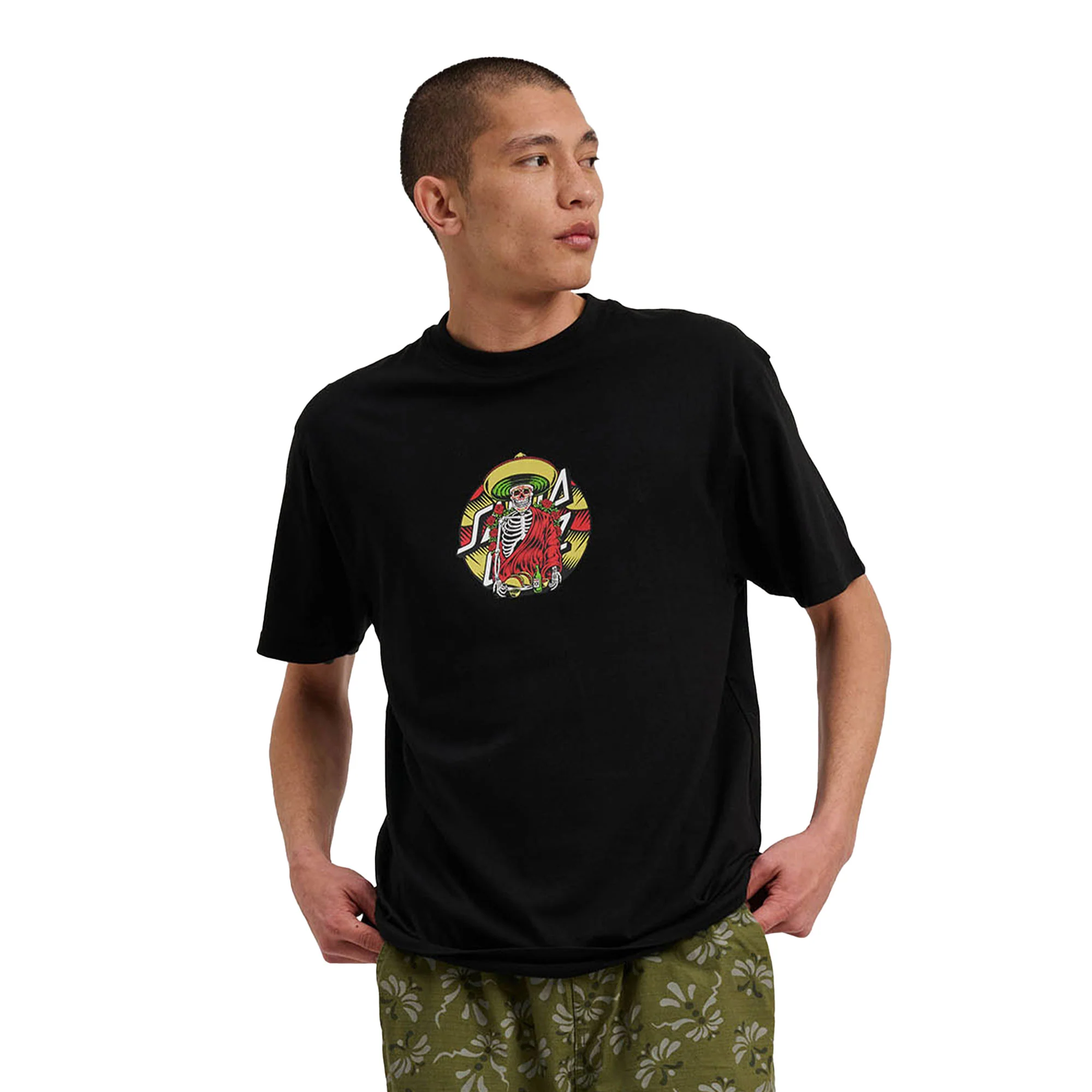 Santa Cruz Guzman Dining Dot T-Shirt Black