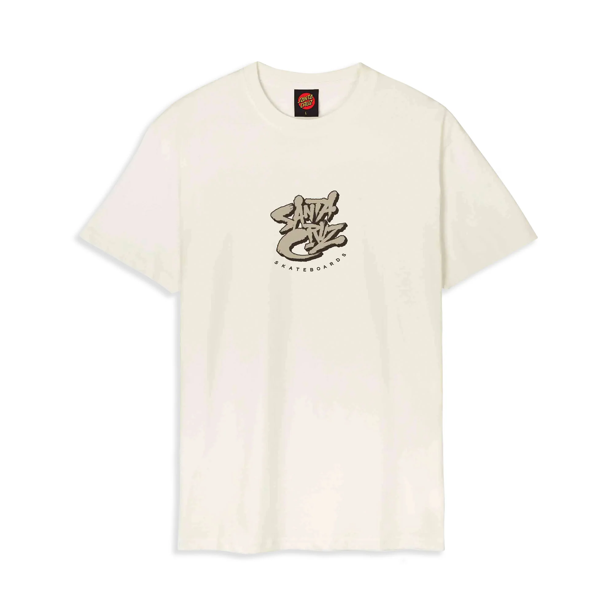 Santa Cruz Pace Deathtrap Tee Unbleached Cotton - Image 2
