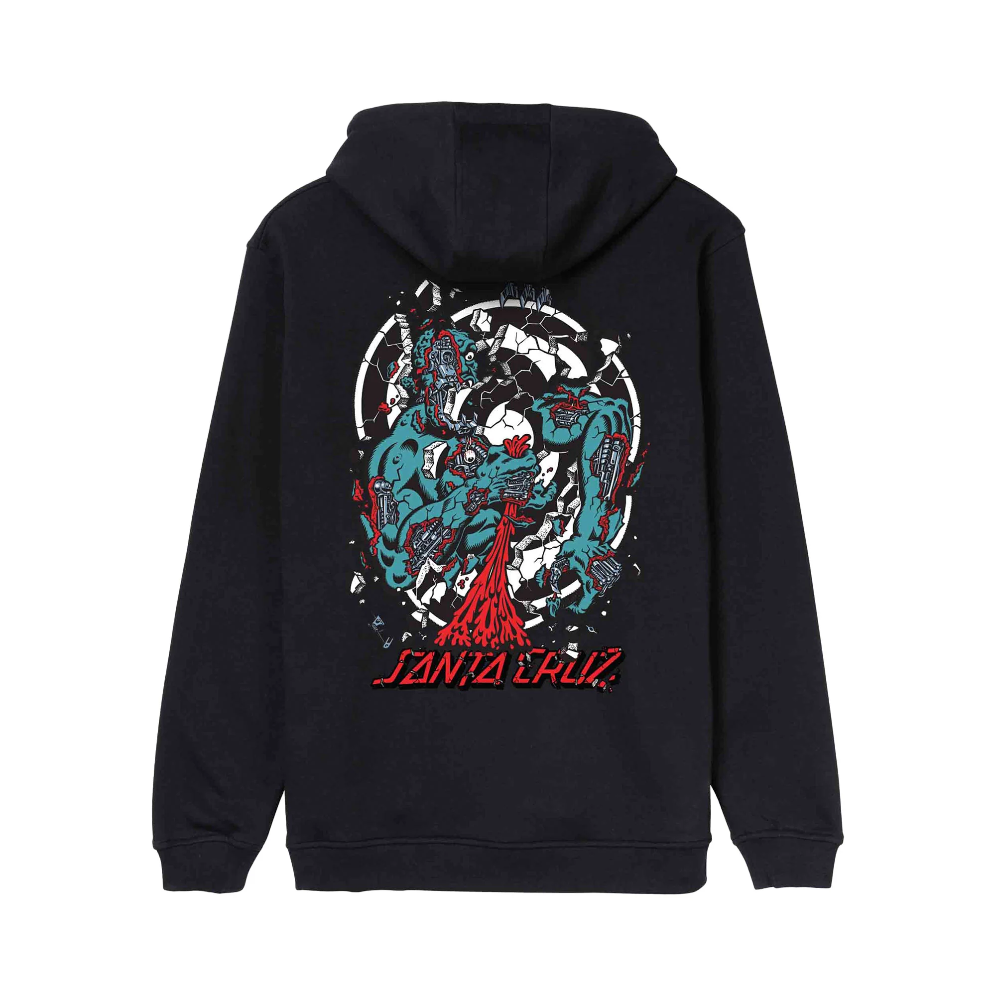 Santa Cruz Roskopp Dissect Strip Hoodie Black
