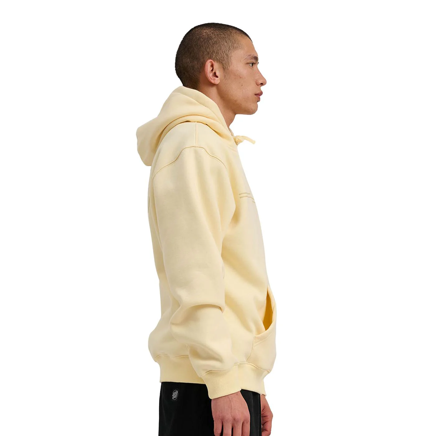 Santa Cruz Tonal Opus Dot Stripe Hoodie Vanilla - Image 3
