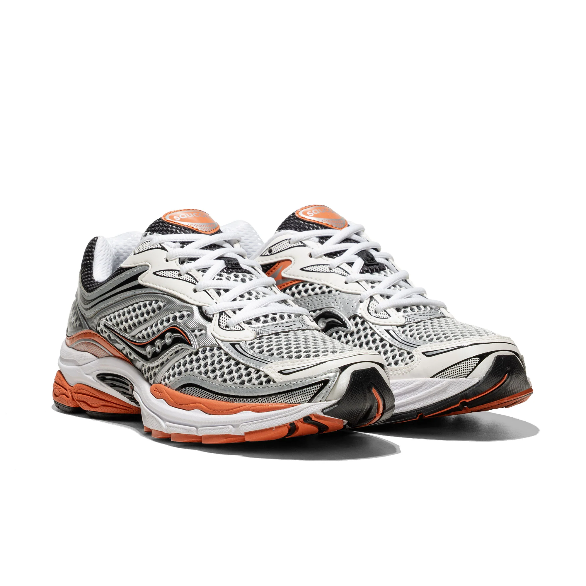 Saucony Progrid Omni 9 Silver/Orange - Image 2
