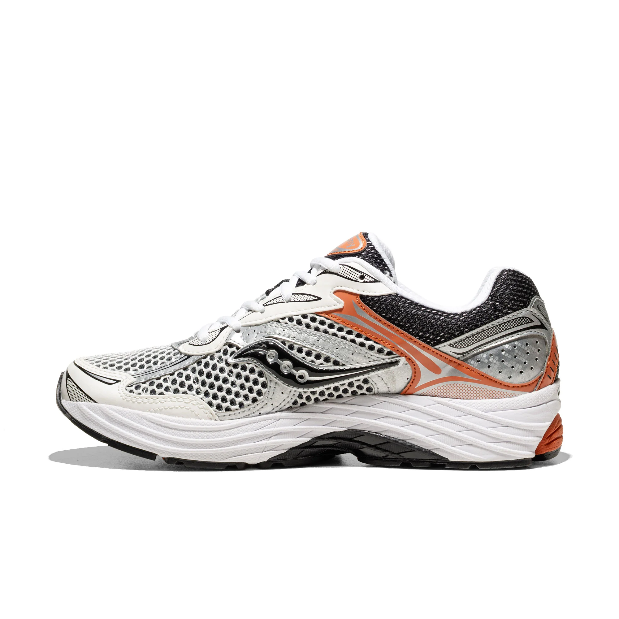 Saucony Progrid Omni 9 Silver/Orange - Image 3